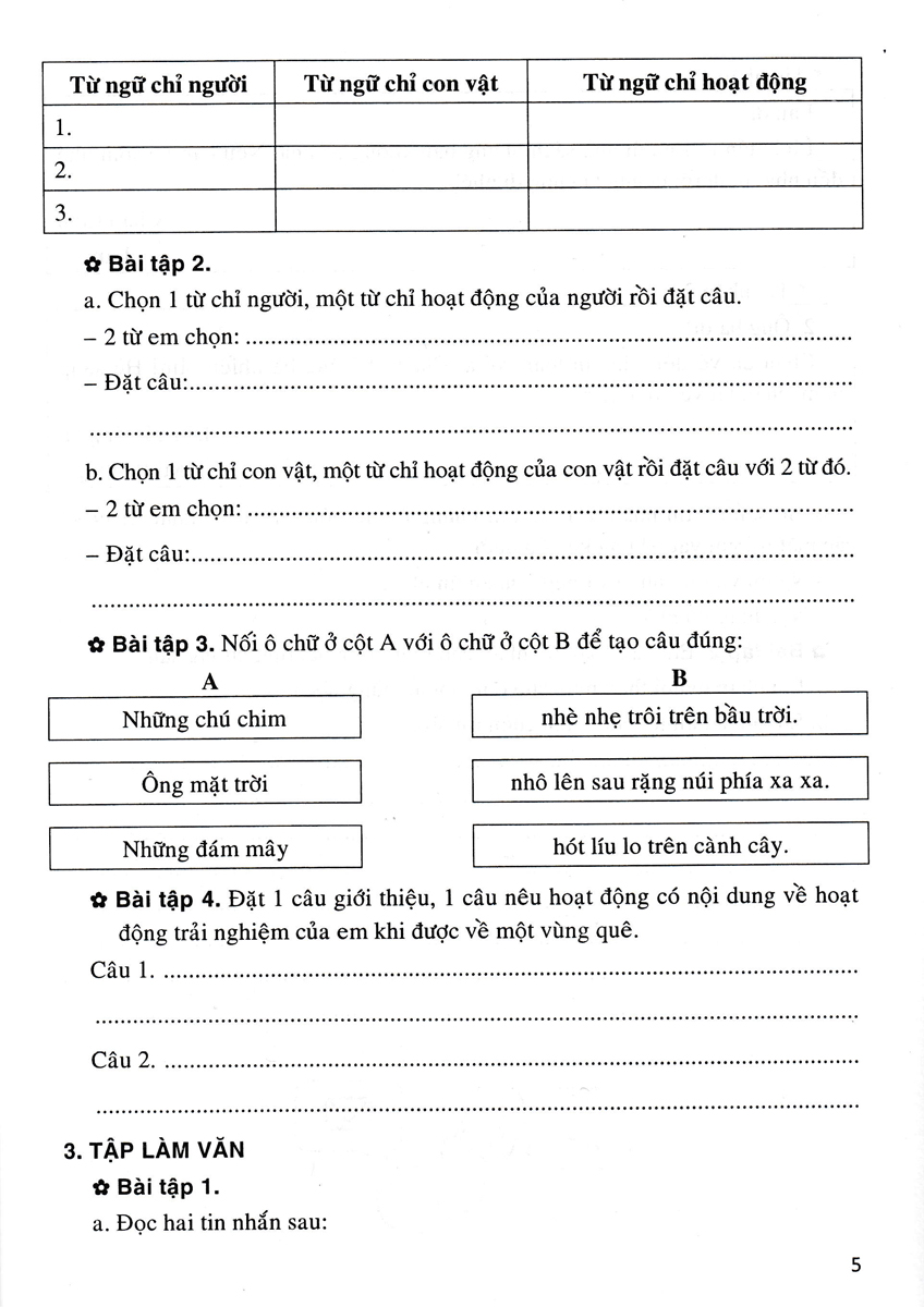 vở ôn tập cuối tuần tiếng việt - lớp 3 (bám sát sgk kết nối tri thức với cuộc sống) - Ảnh 6