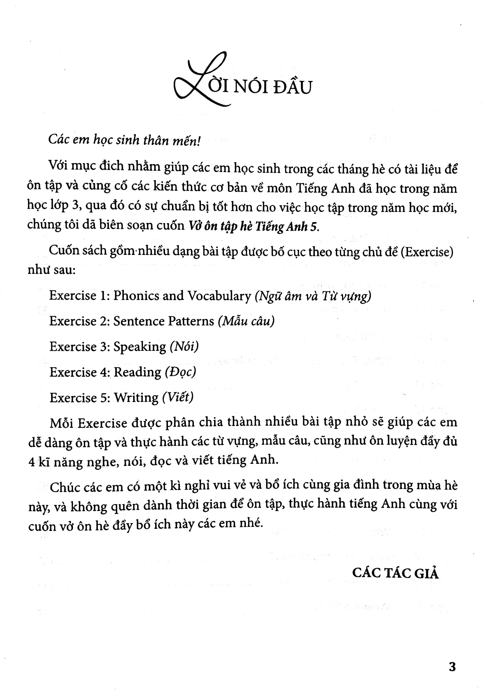 vở ôn tập hè tiếng anh 3 (dùng chung cho các bộ sgk hiện hành) - Ảnh 3