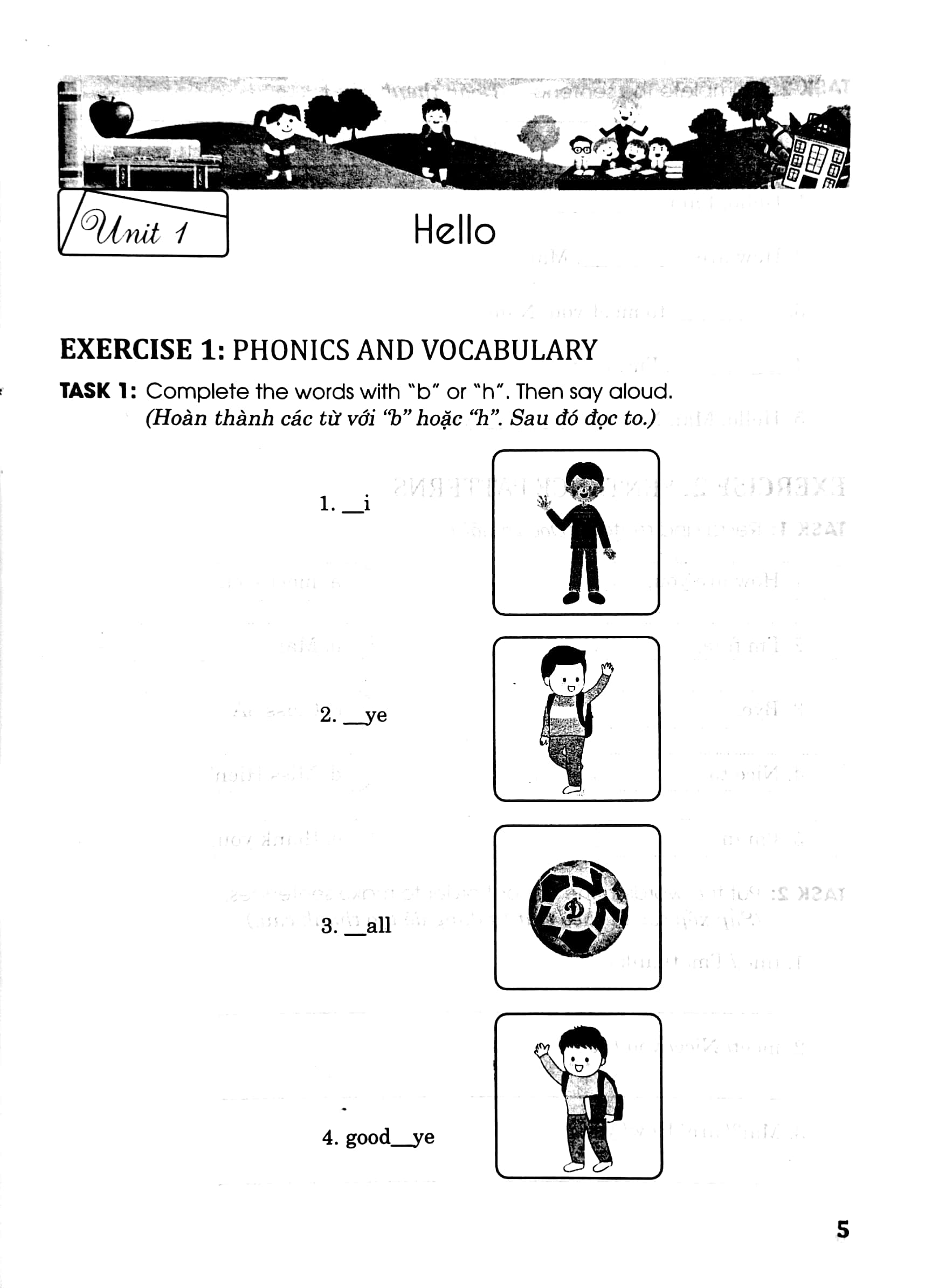 vở ôn tập hè tiếng anh 3 (dùng chung cho các bộ sgk hiện hành) - Ảnh 5