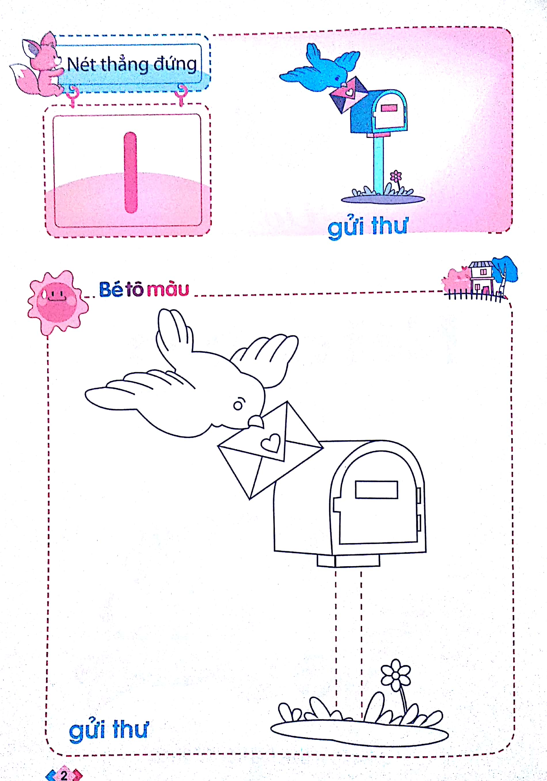 vở tập tô nét cơ bản - dành cho trẻ 5-6 tuổi - Ảnh 2