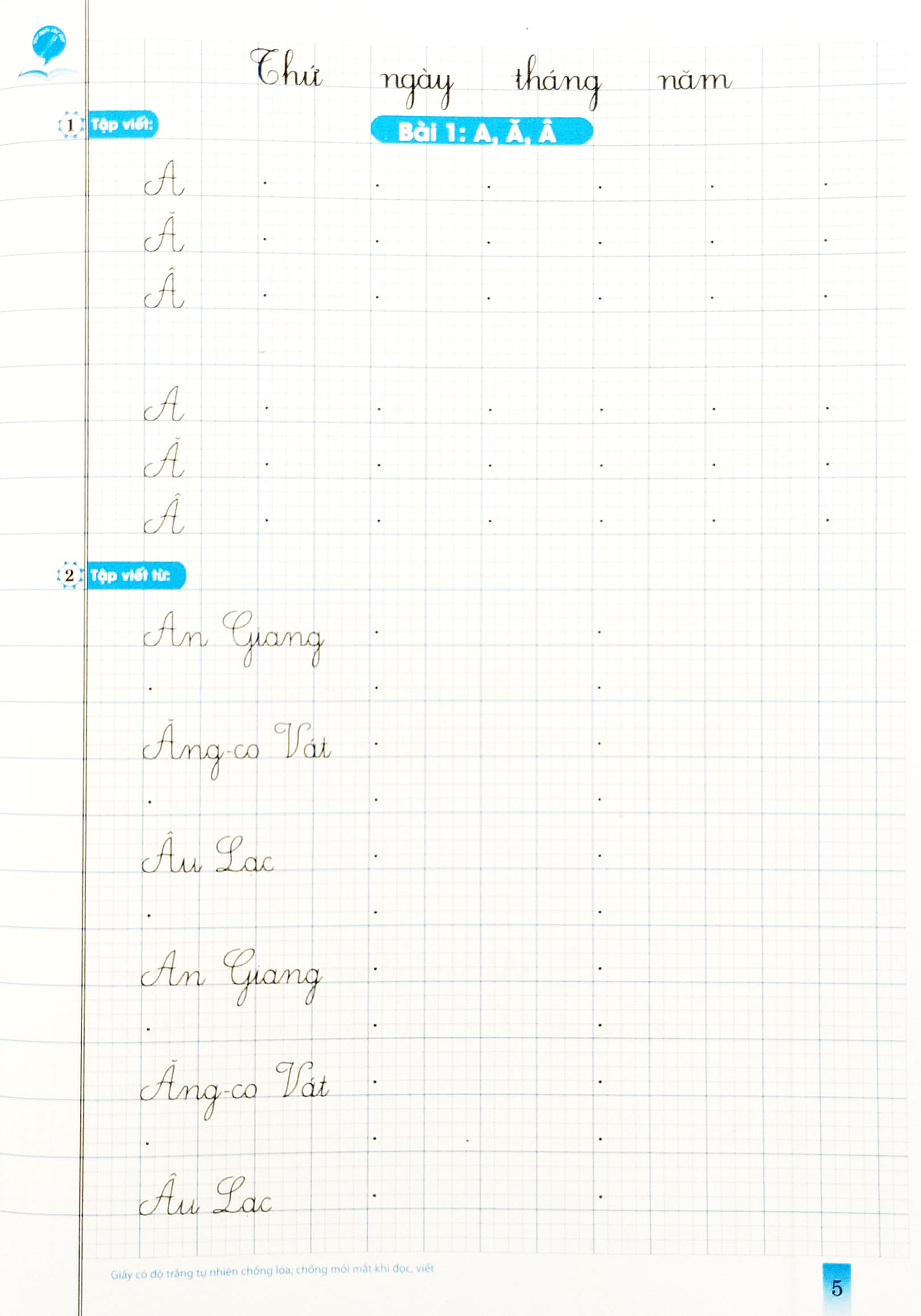 vở tập viết lớp 3 toàn tập (biên soạn theo chương trình mới) (dùng chung cho các bộ sgk hiện hành) - Ảnh 4