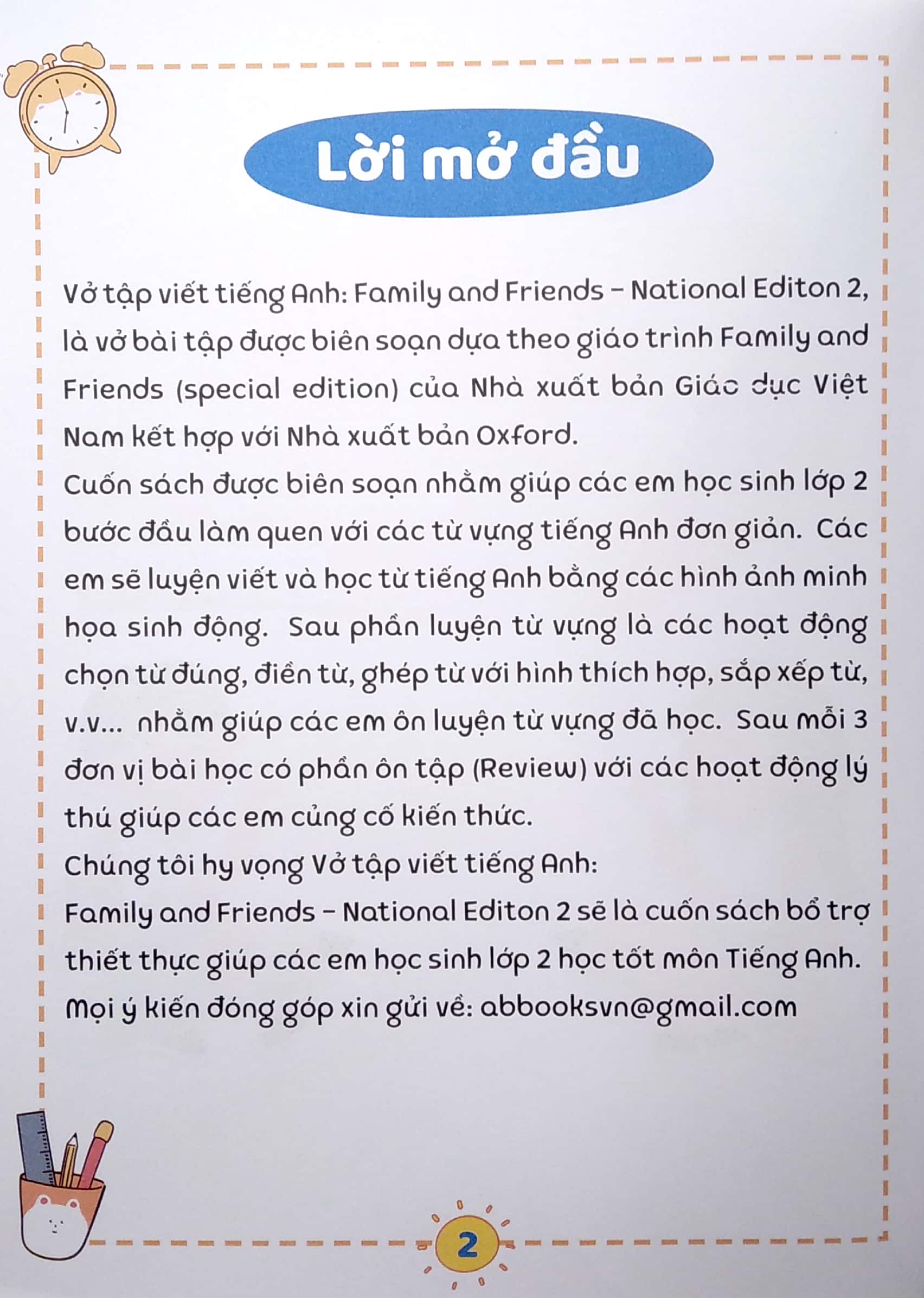 vở tập viết tiếng anh - family and friends - national edition 2 - notebook - Ảnh 3