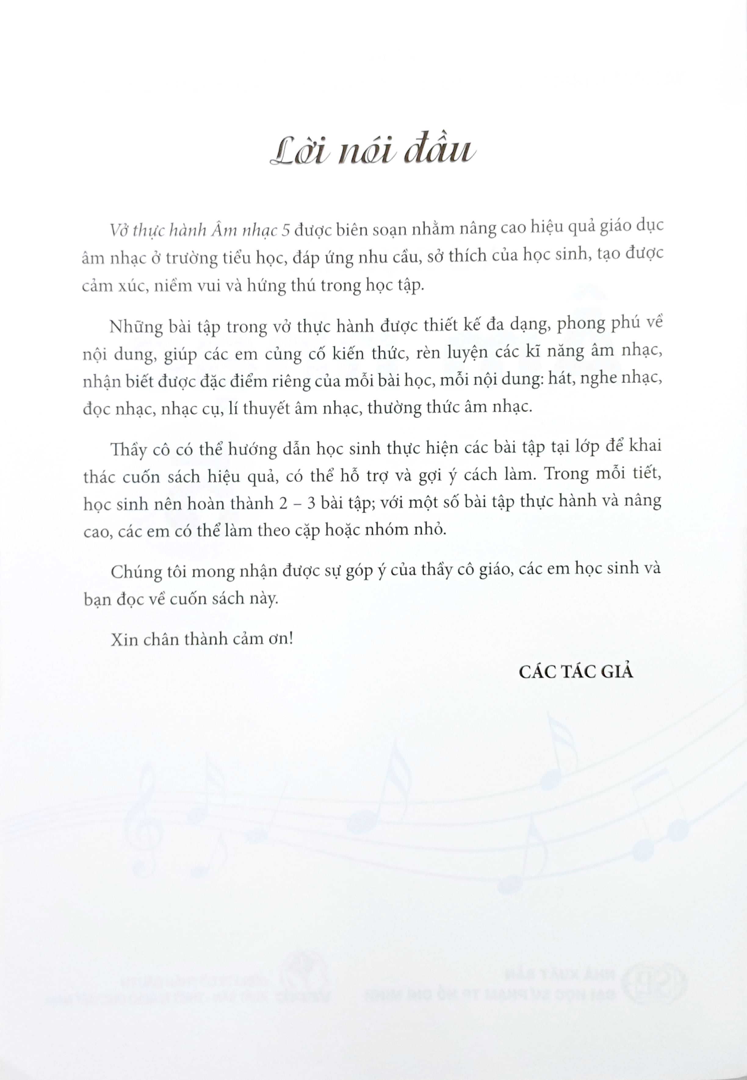 vở thực hành âm nhạc 5 (cánh diều) (chuẩn) - Ảnh 4