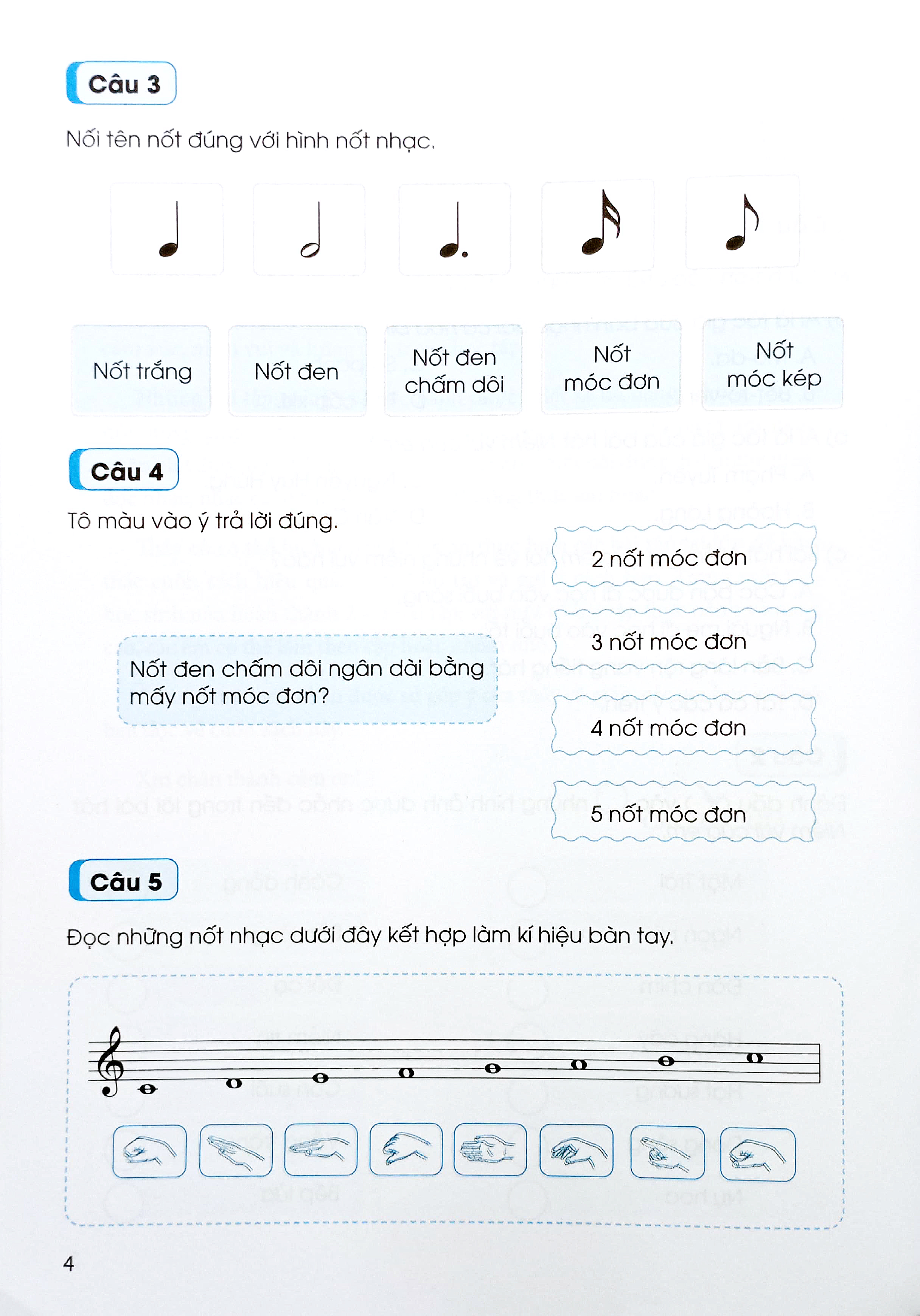 vở thực hành âm nhạc 5 (cánh diều) (chuẩn) - Ảnh 6