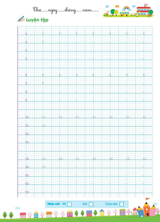vở thực hành luyện viết chữ thường - chữ hoa - Ảnh 5