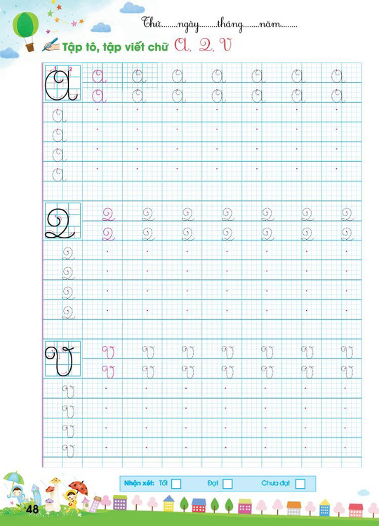 vở thực hành luyện viết chữ thường - chữ hoa - Ảnh 6