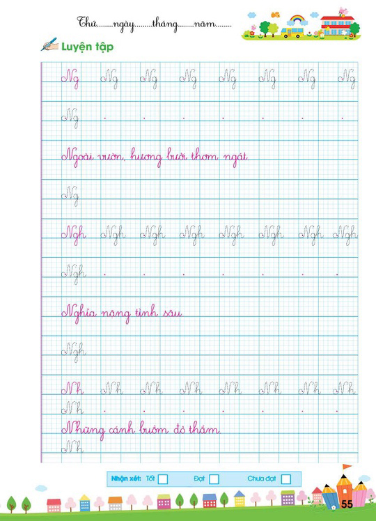 vở thực hành luyện viết chữ thường - chữ hoa - Ảnh 8