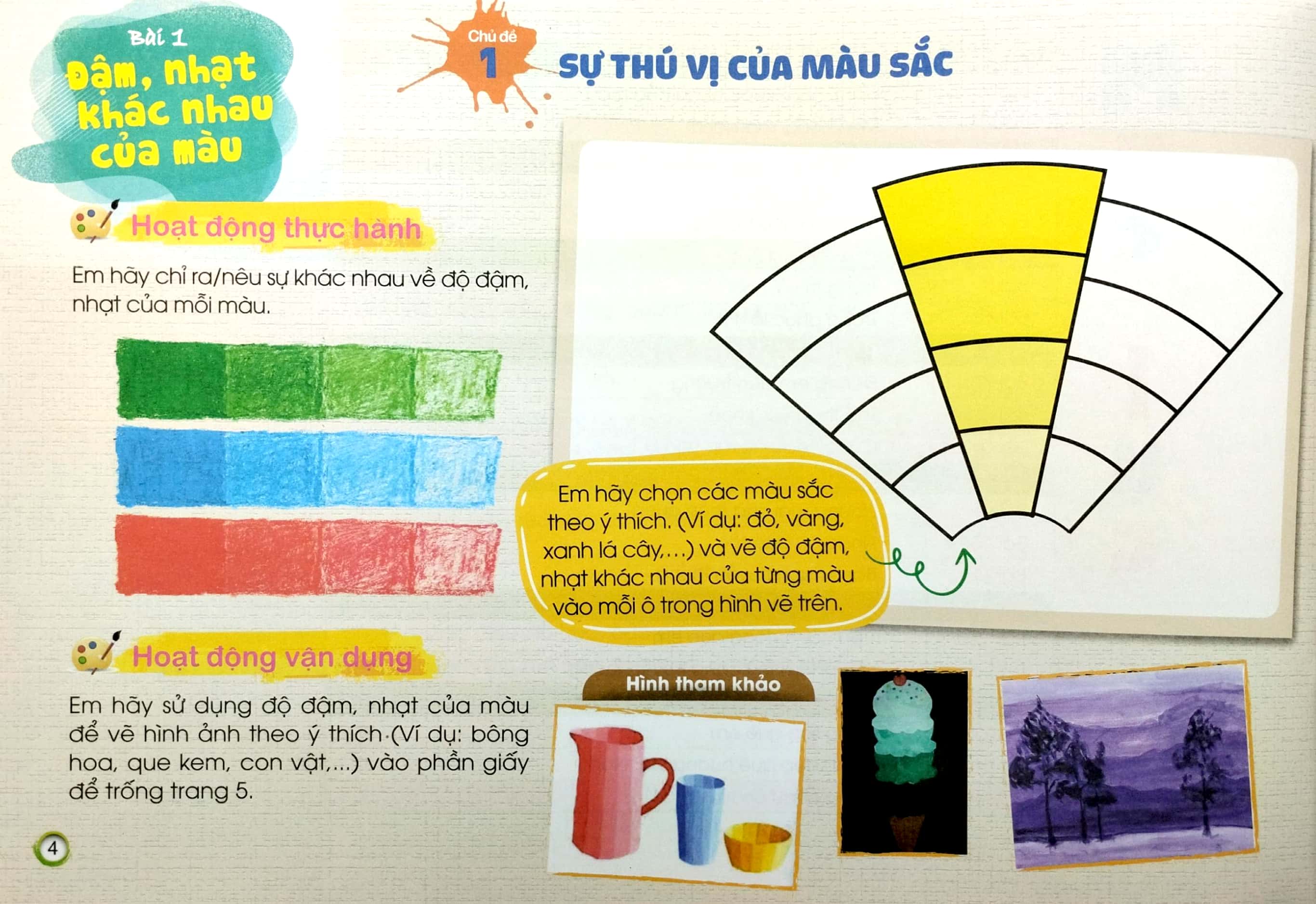 vở thực hành mĩ thuật 4 (cánh diều) (chuẩn) - Ảnh 5