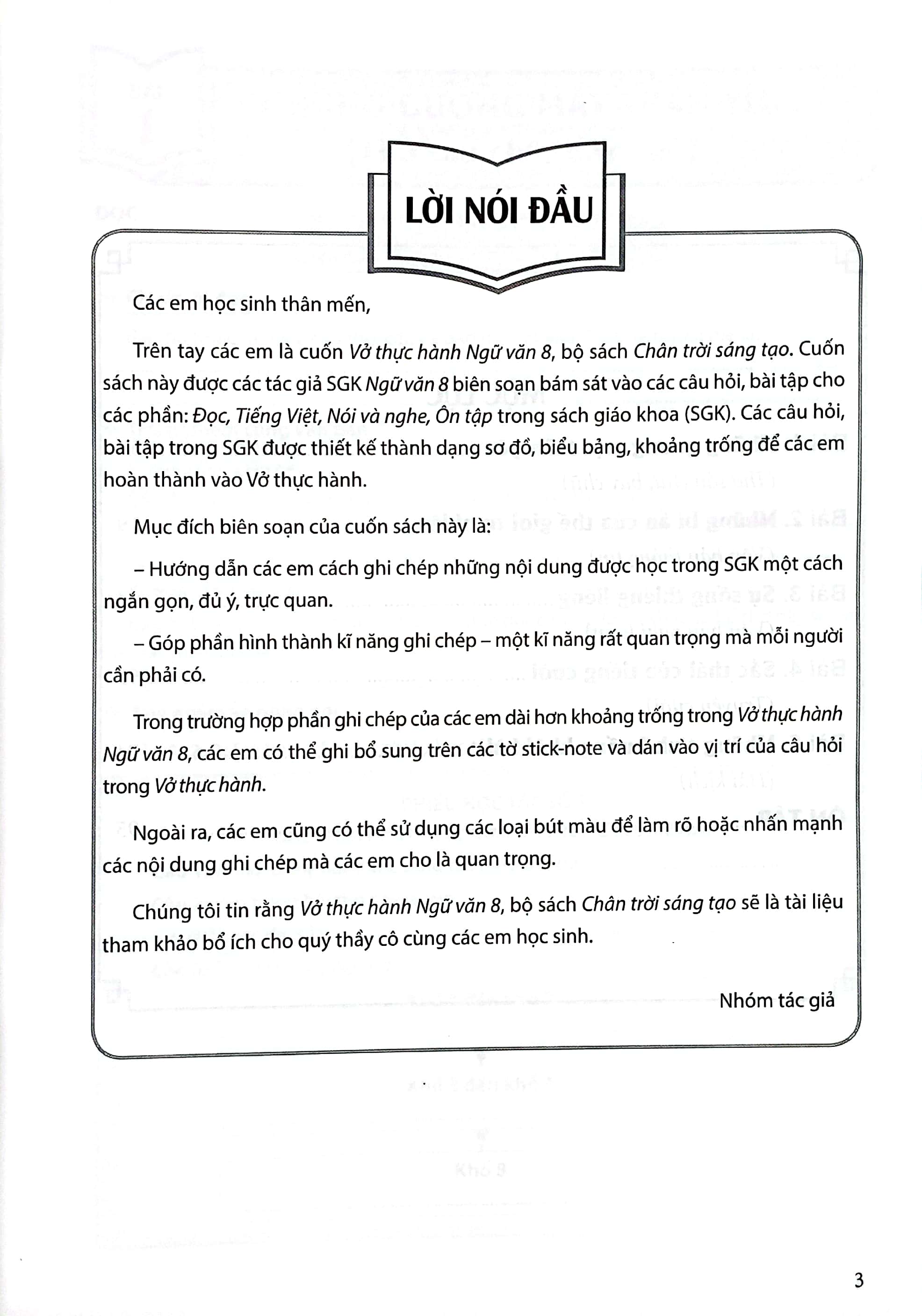 vở thực hành ngữ văn 8 - tập 1 (chân trời) - Ảnh 3