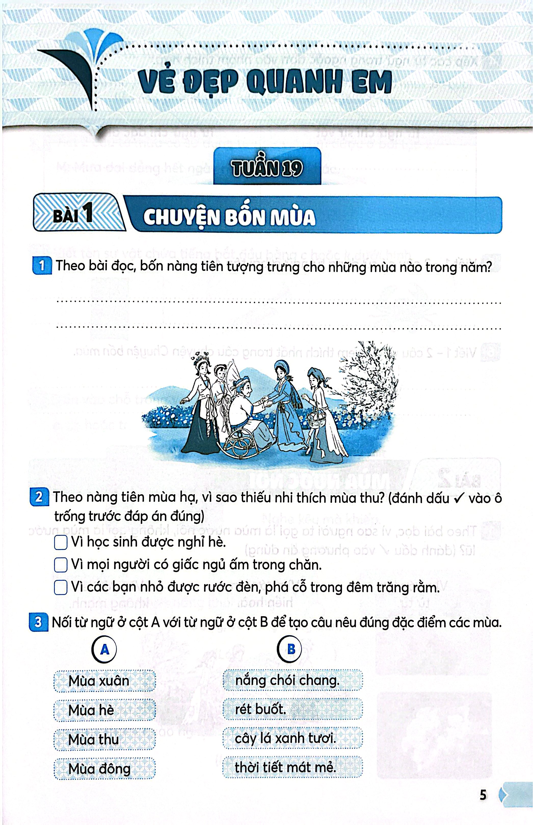 Vở Thực Hành Tiếng Việt 2 - Tập 2 (Kết Nối) (Chuẩn) - Ảnh 5