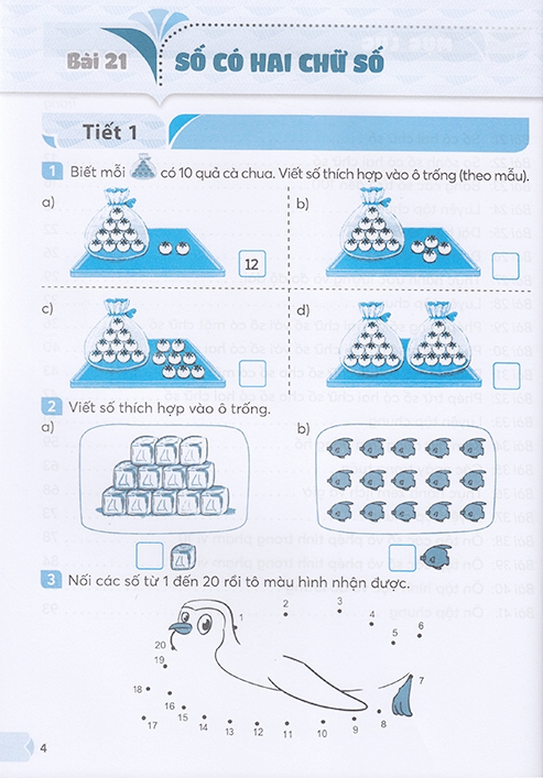 vở thực hành toán 1 - tập 2 (kết nối) - Ảnh 4