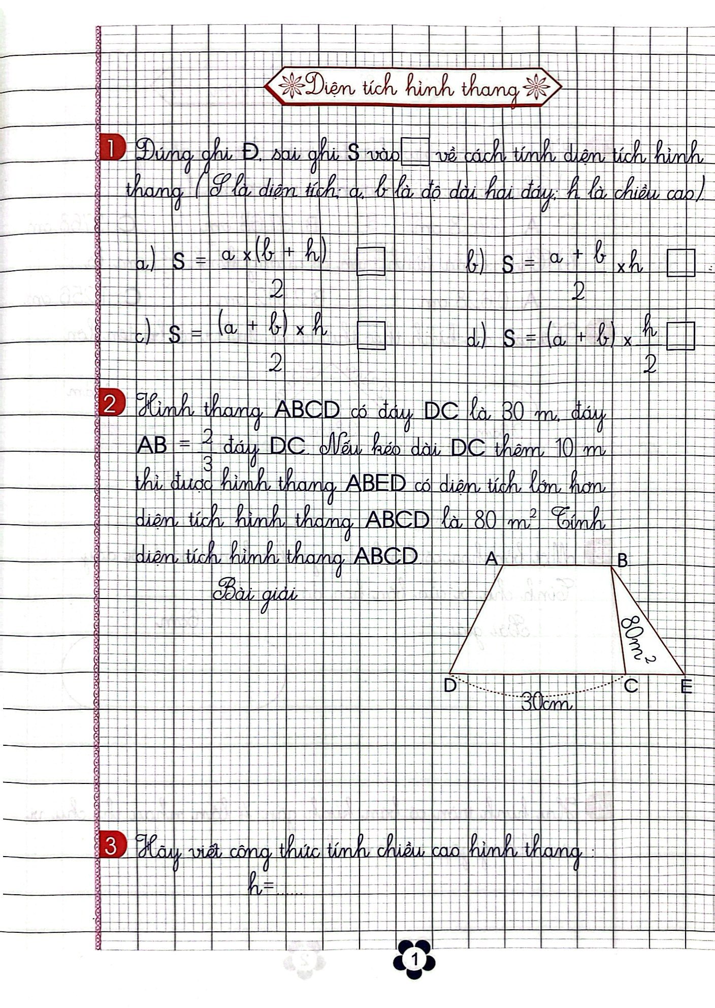 vở thực hành toán 5 - quyển 2 - Ảnh 3