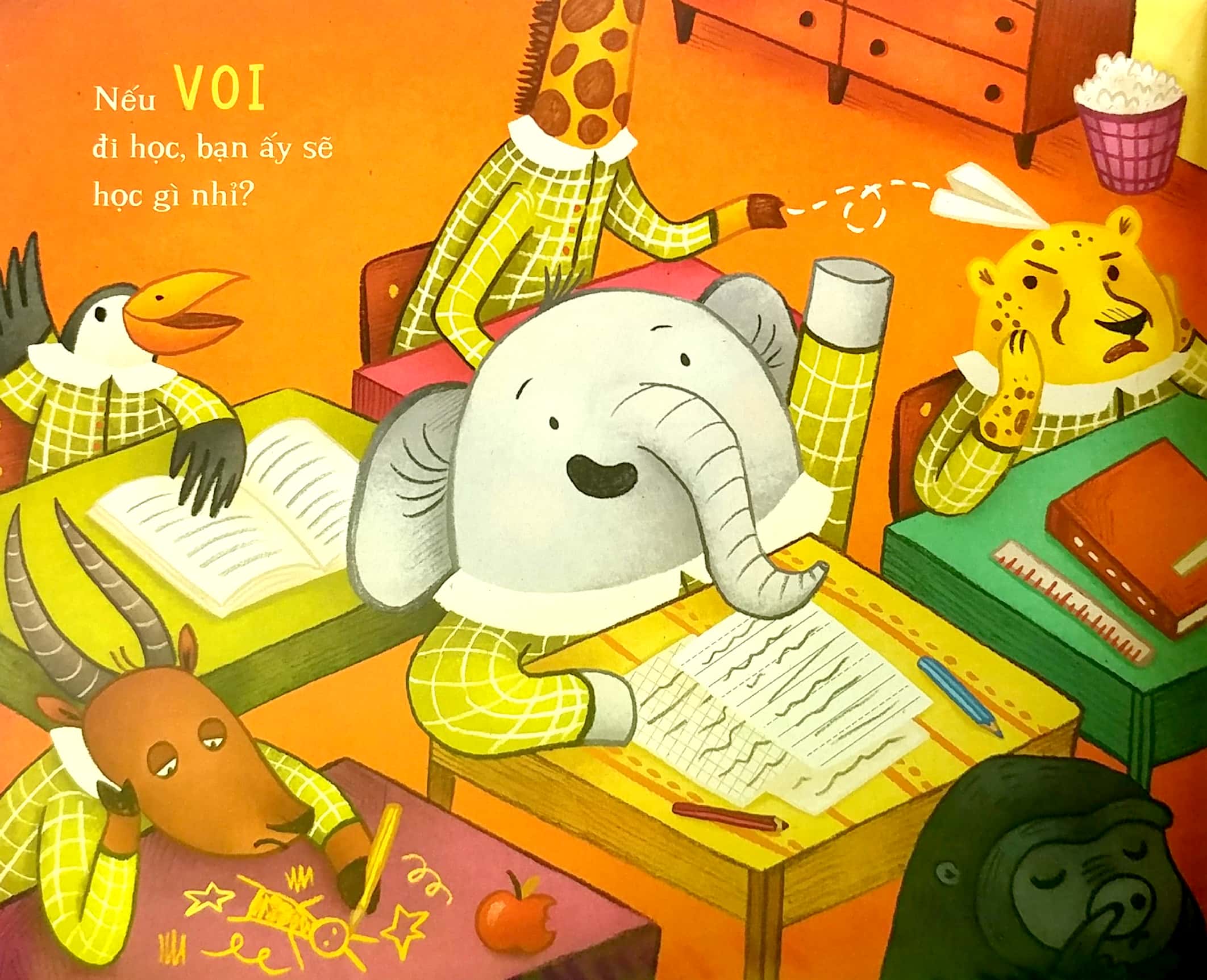 voi học gì ở trường thế nhỉ? - Ảnh 3