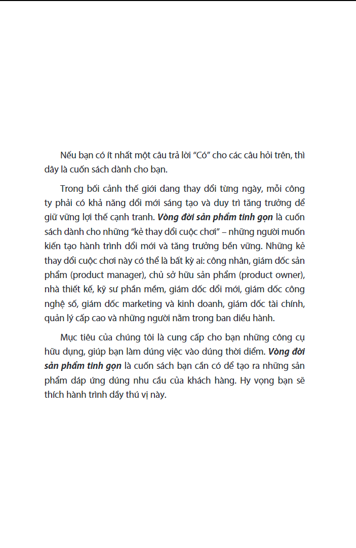 vòng đời sản phẩm tinh gọn - the lean product lifecycle - Ảnh 4