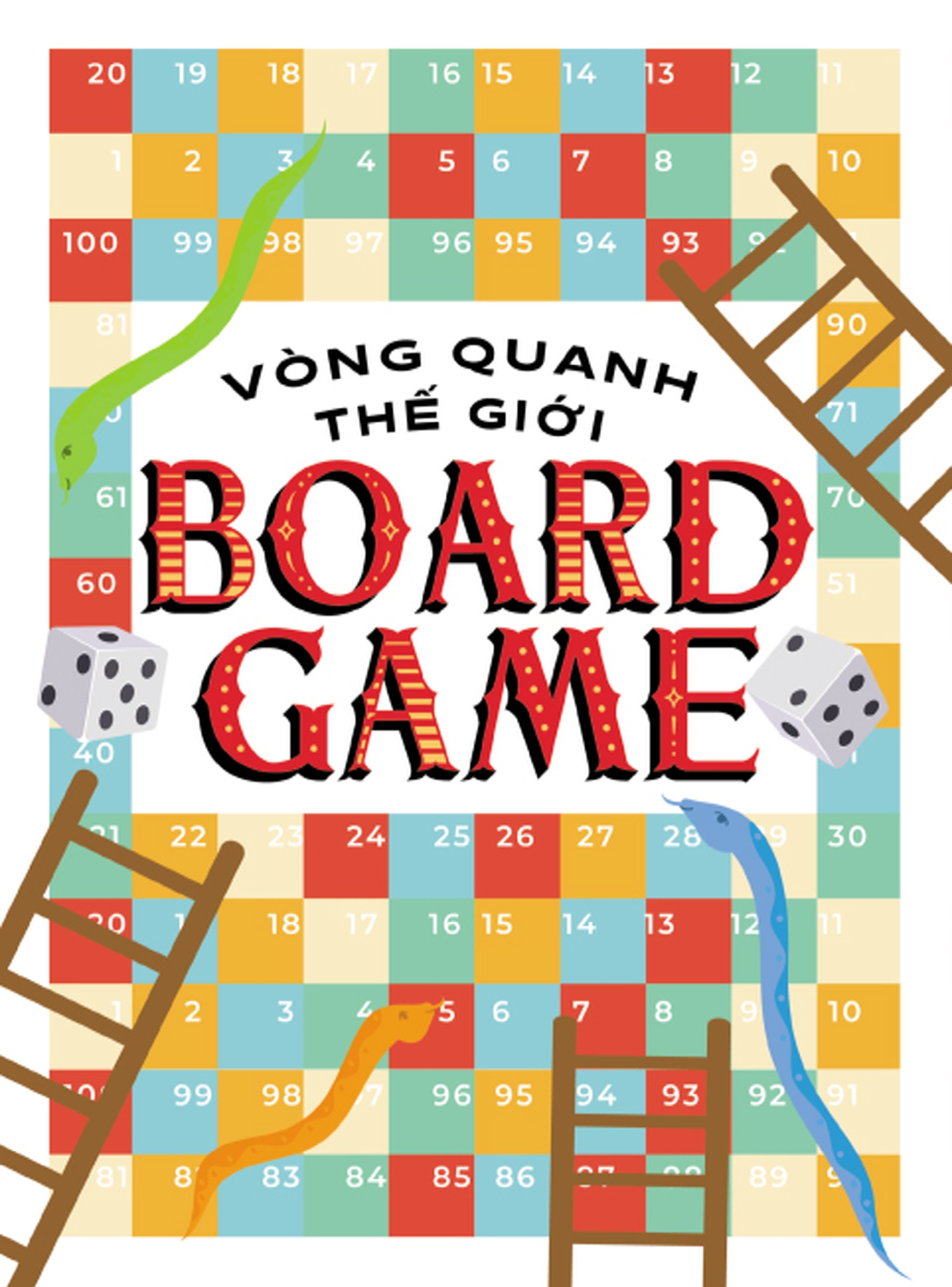 vòng quanh thế giới board game - sách độc quyền fahasa - tặng kèm poster 40x60cm idol game + game vòng quanh thế giới + 01 tờ hướng dẫn cắt, gấp xí ngầu in màu - Ảnh 3