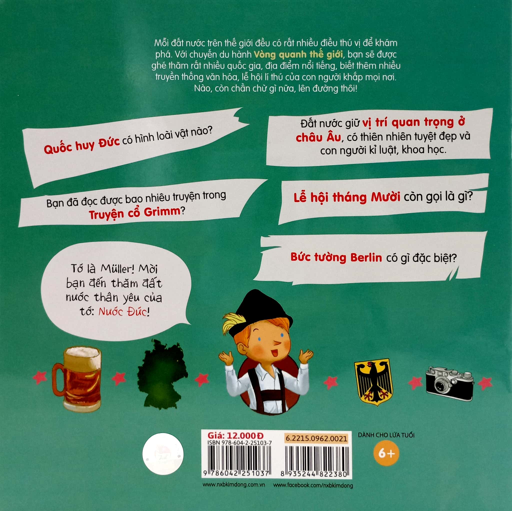 vòng quanh thế giới - đức (tái bản 2019) - Ảnh 3