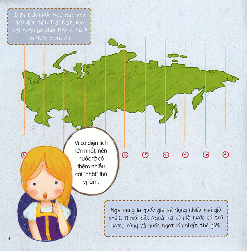 vòng quanh thế giới - nga (tái bản 2019) - Ảnh 6