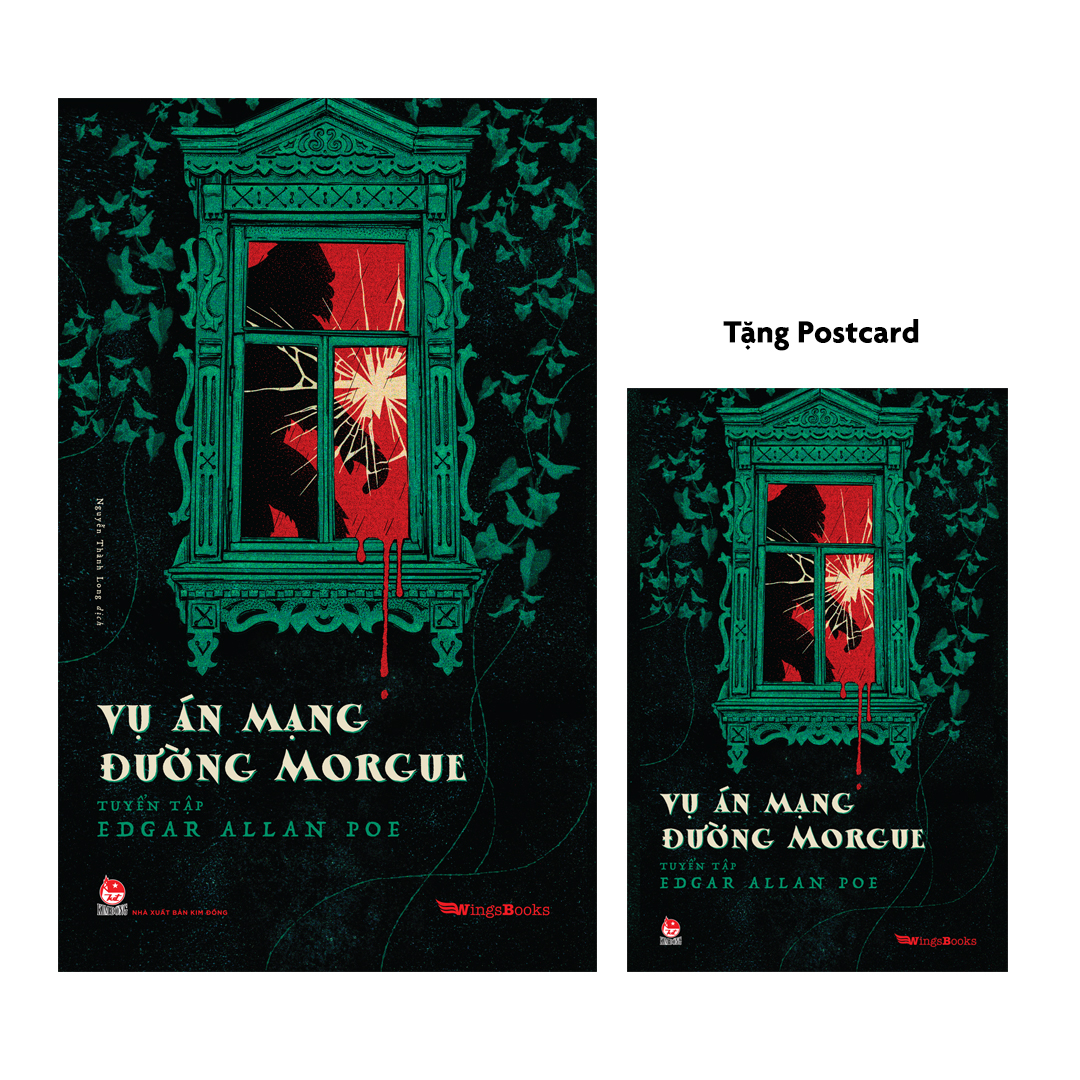 vụ án mạng đường morgue - tuyển tập edgar allan poe - tặng postcard - Ảnh 2