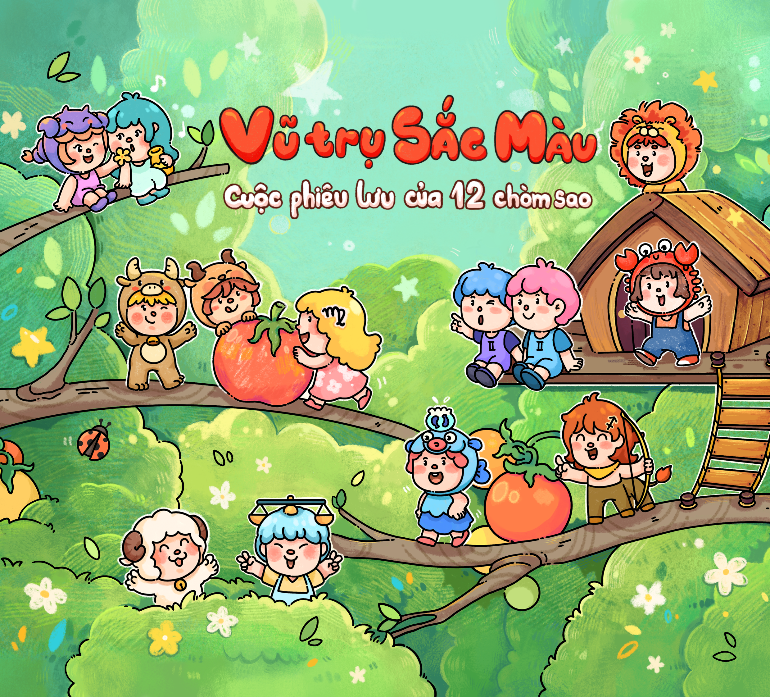 Vũ Trụ Sắc Màu - Cuộc Phiêu Lưu Của 12 Chòm Sao - Ảnh 2