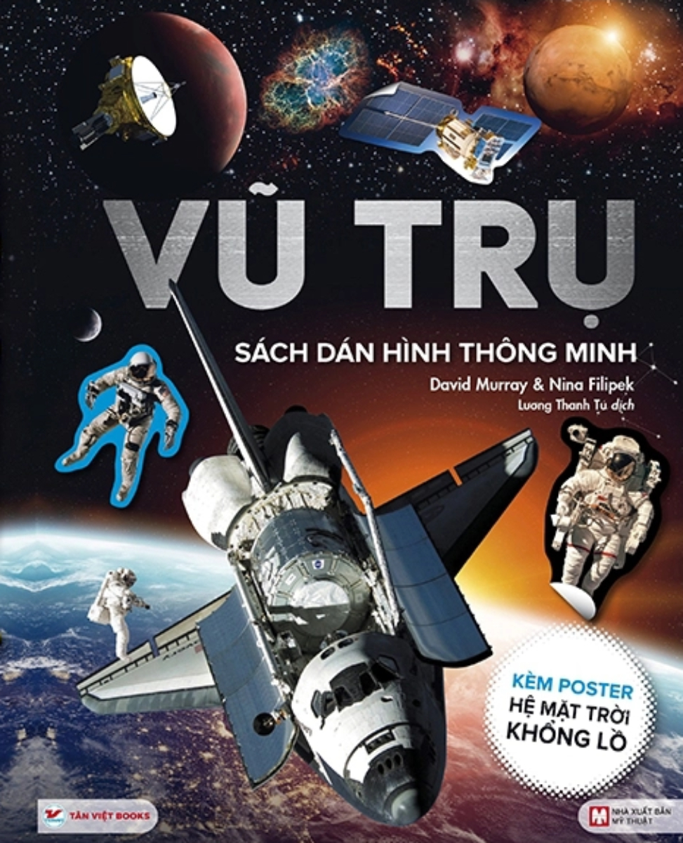 vũ trụ - sách dán hình thông minh - Ảnh 2
