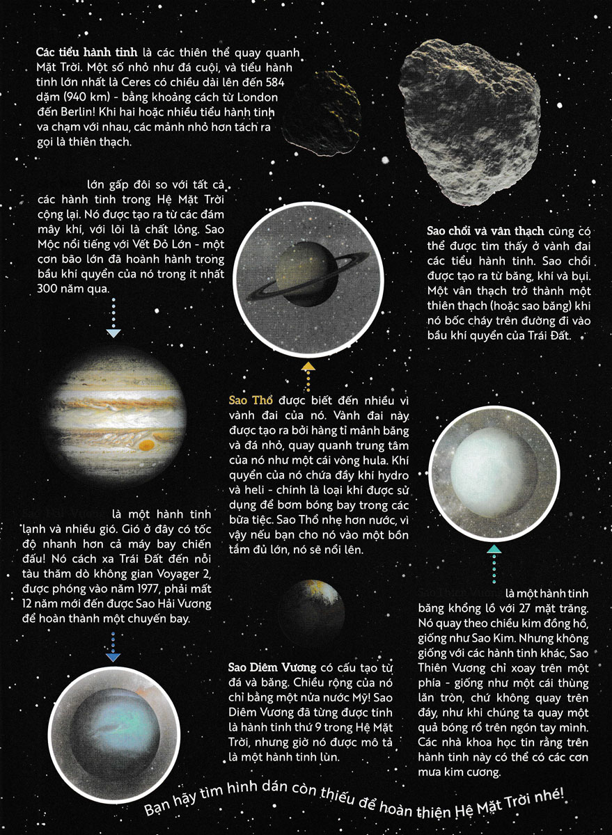 vũ trụ - sách dán hình thông minh - Ảnh 5