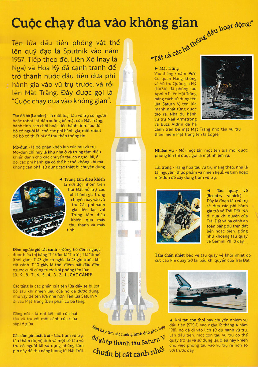 vũ trụ - sách dán hình thông minh - Ảnh 6
