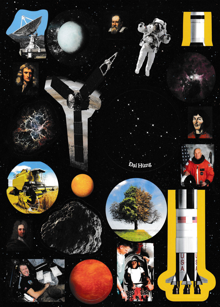 vũ trụ - sách dán hình thông minh - Ảnh 8