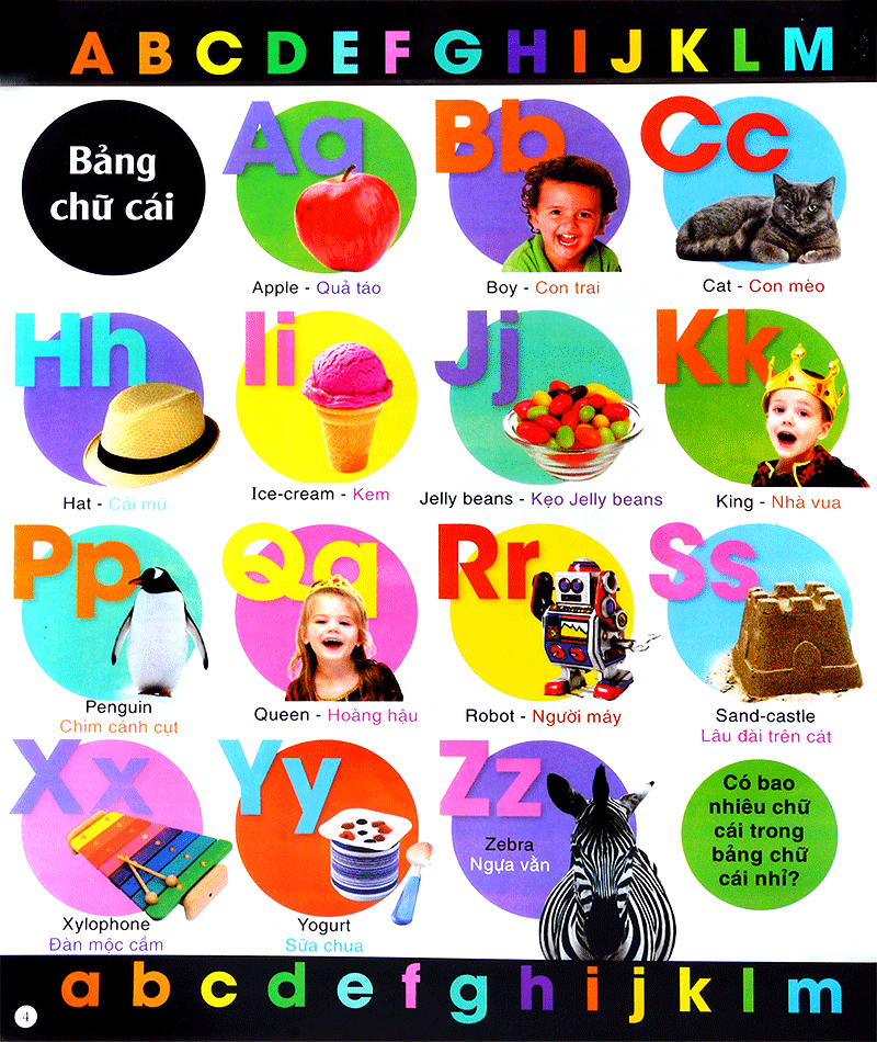 vừa học vừa chơi - bảng chữ cái tiếng anh - Ảnh 4