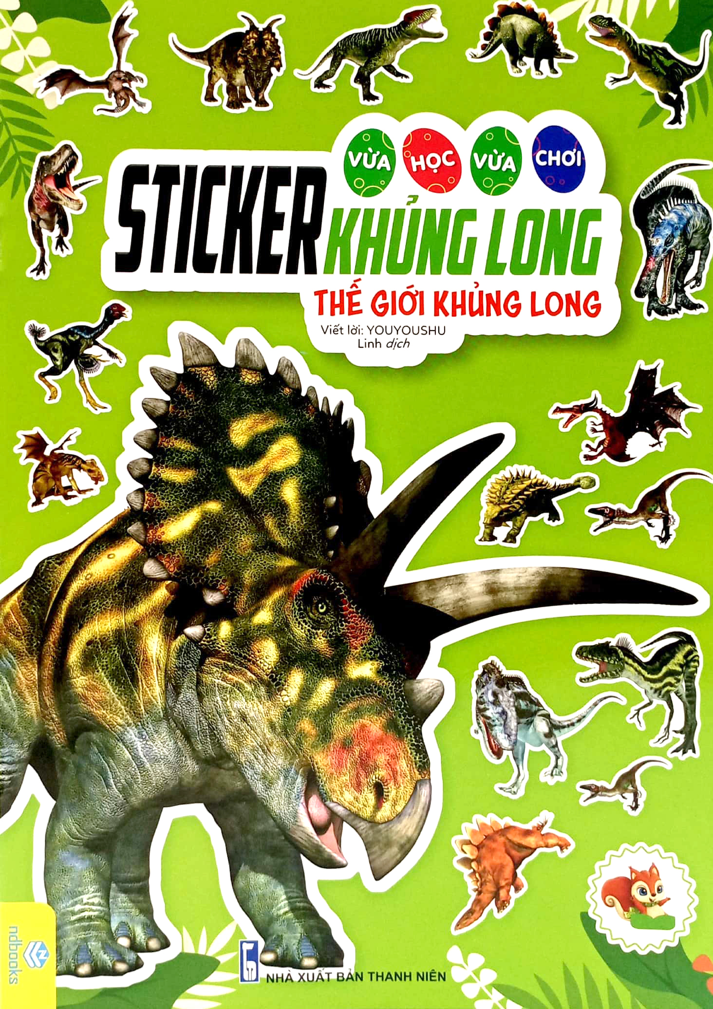 Vua Hoc Vua Choi - Sticker Khung Long - The Gioi Khung Long - Ảnh 2