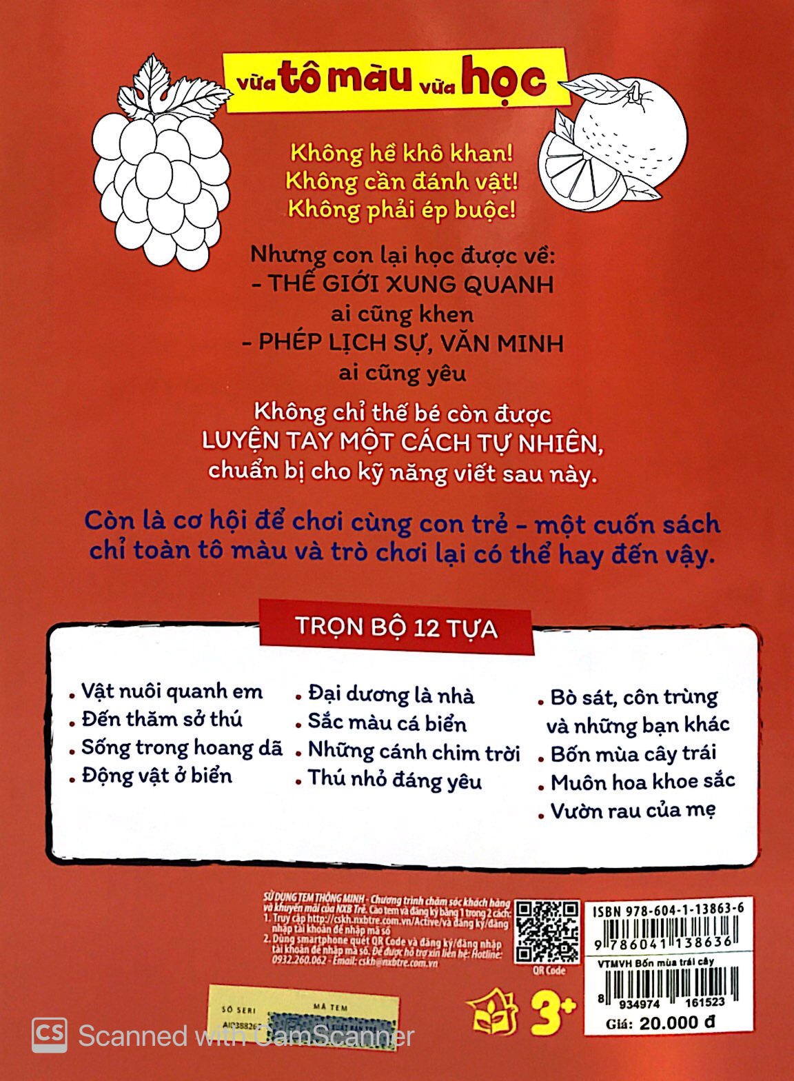 Vừa Tô Màu Vừa Học - Bốn Mùa Cây Trái - Ảnh 9