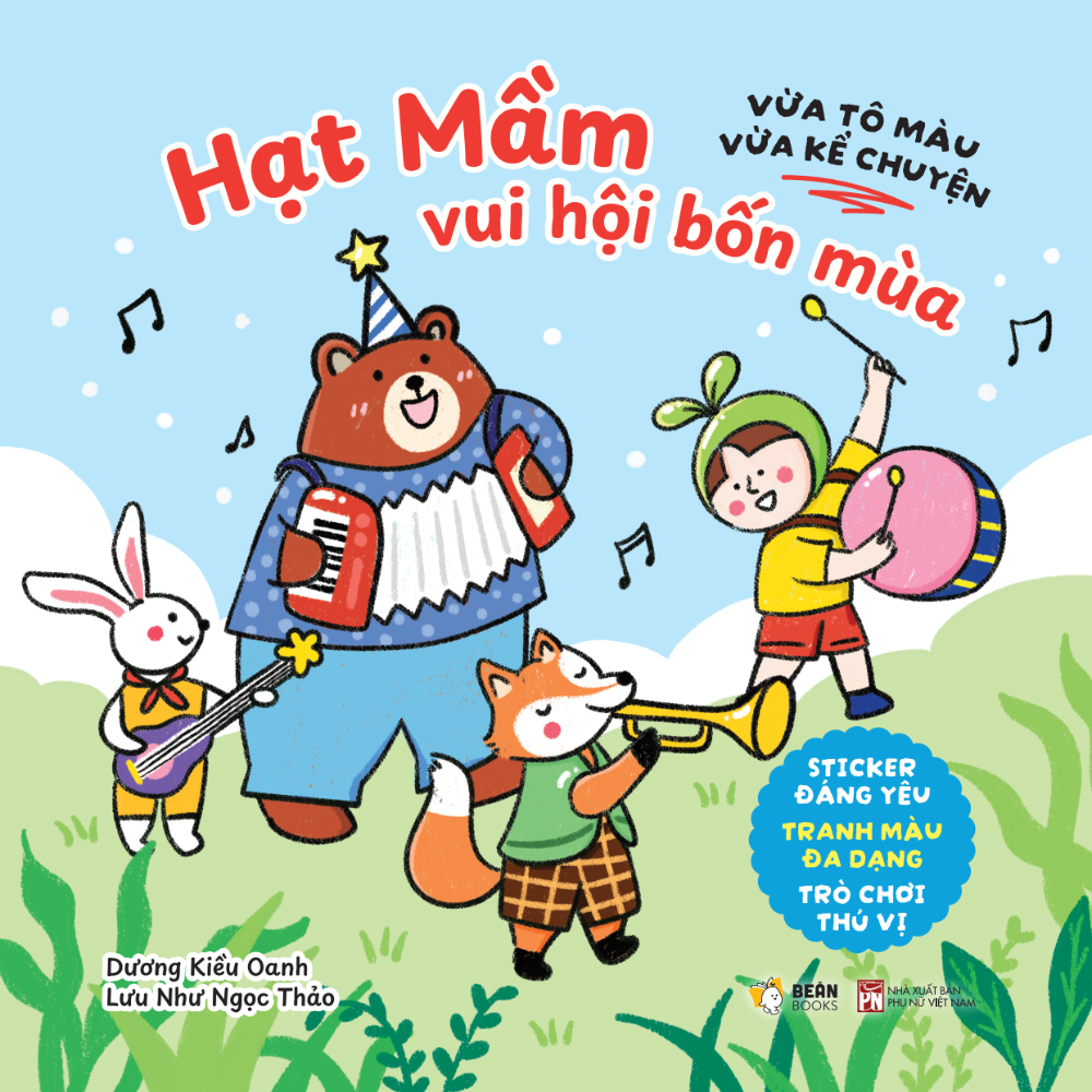 Vừa Tô Màu Vừa Kể Chuyện - Hạt Mầm Vui Hội Bốn Mùa - Ảnh 2