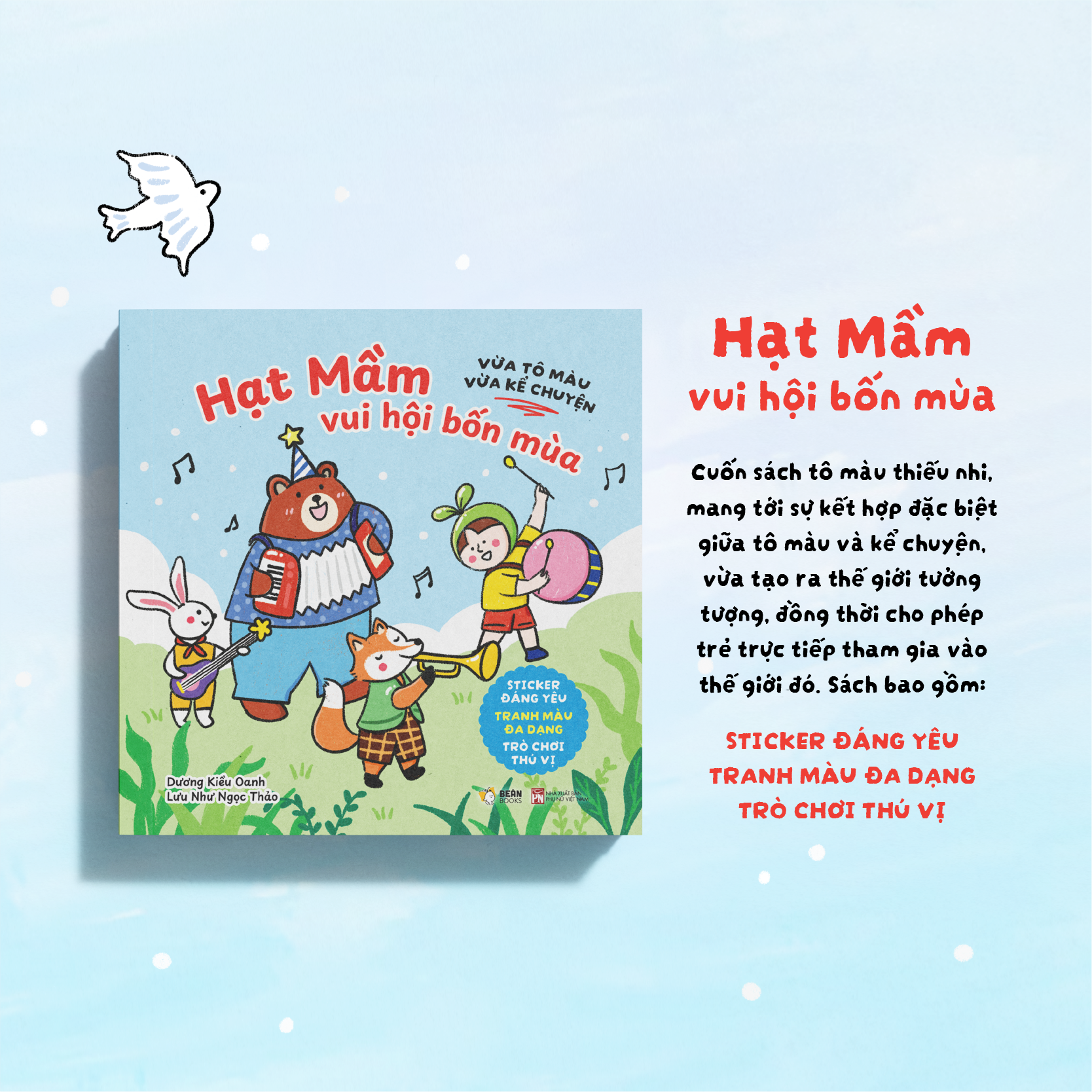 Vừa Tô Màu Vừa Kể Chuyện - Hạt Mầm Vui Hội Bốn Mùa - Ảnh 3