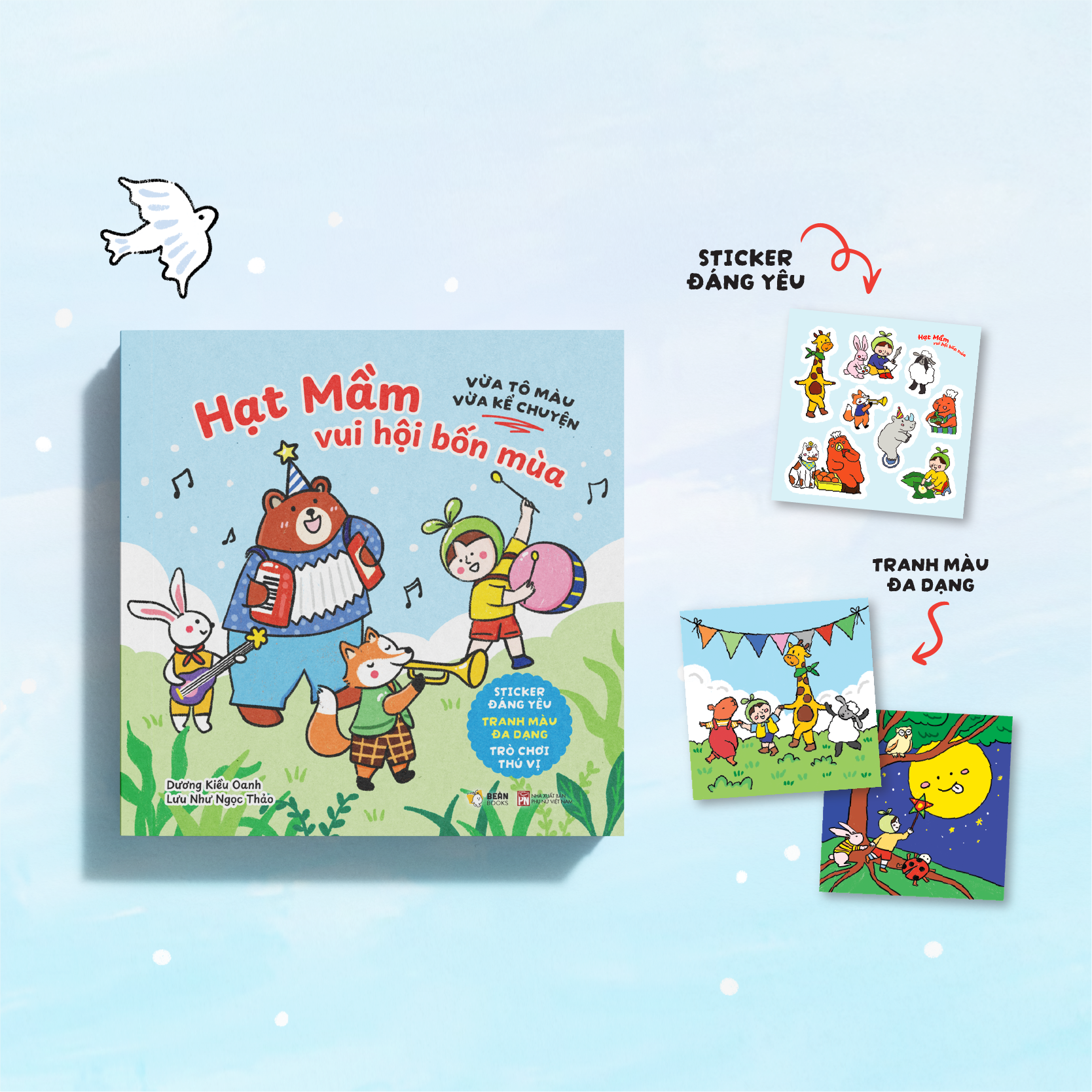 Vừa Tô Màu Vừa Kể Chuyện - Hạt Mầm Vui Hội Bốn Mùa - Ảnh 4