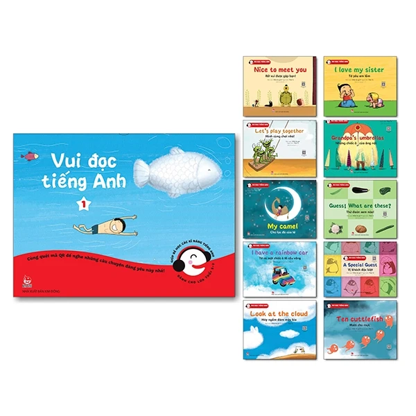 vui đọc tiếng anh - giúp bé học các kĩ năng tiếng anh - dành cho lứa tuổi 5 - 7 (boxset 10 cuốn) - Ảnh 2