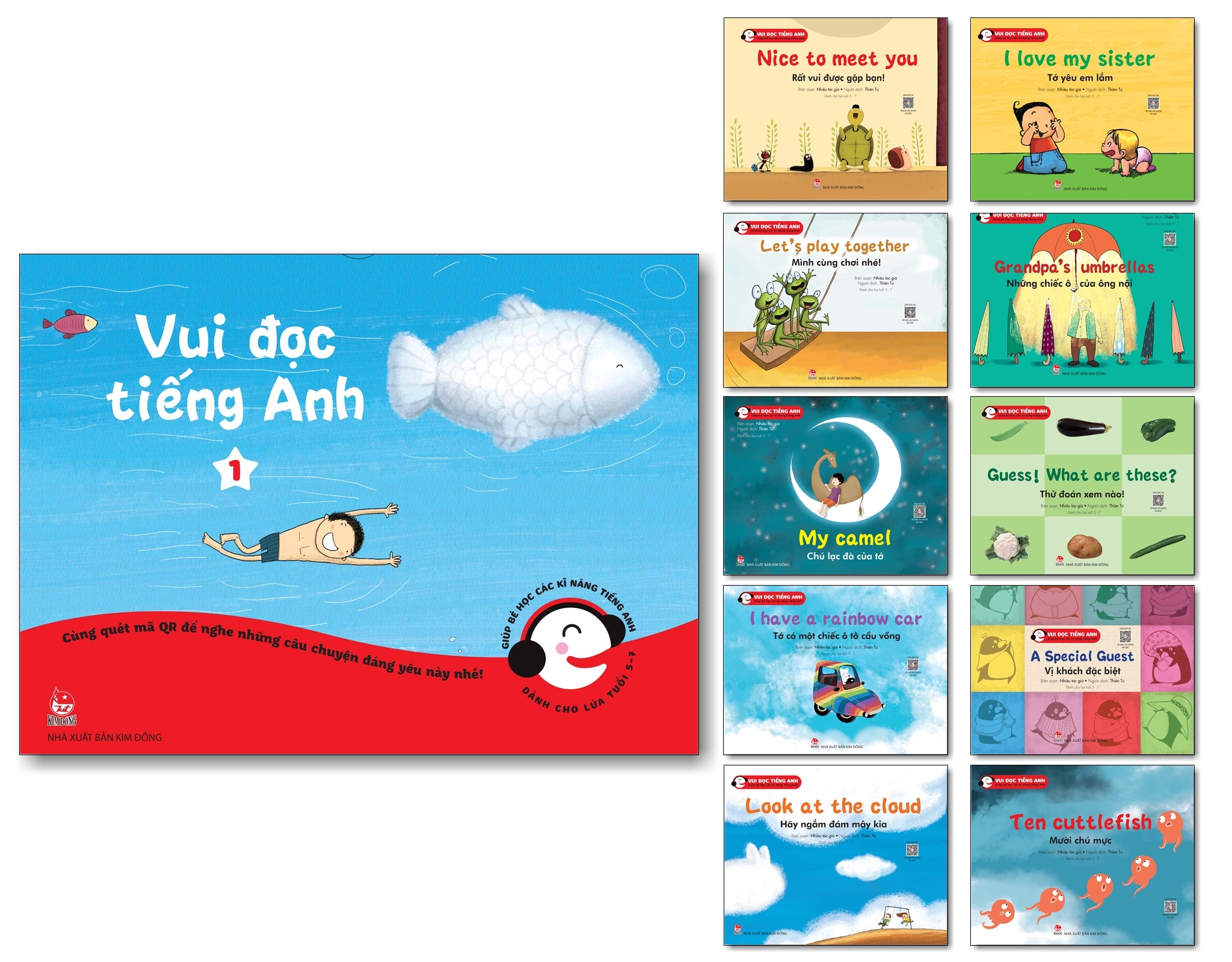 vui đọc tiếng anh - giúp bé học các kĩ năng tiếng anh - dành cho lứa tuổi 5 - 7 (boxset 10 cuốn) - Ảnh 4