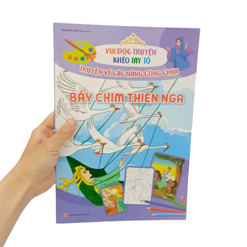 vui đọc truyện khéo tay tô - truyện về các nàng công chúa: bầy chim thiên nga - Ảnh 8