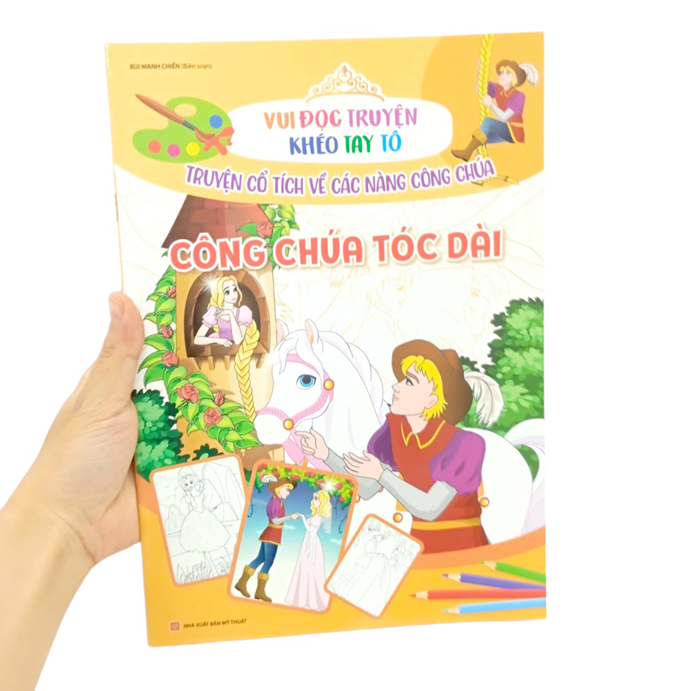 vui đọc truyện khéo tay tô - truyện về các nàng công chúa: công chúa tóc dài - Ảnh 8