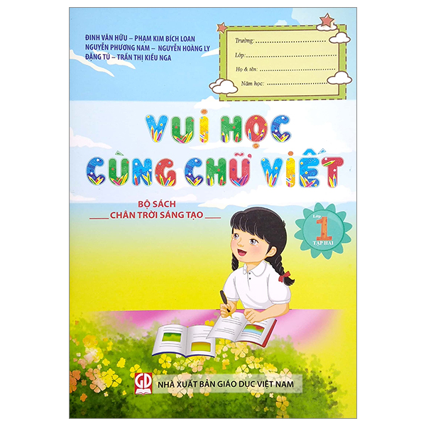 vui học cùng chữ viết lớp 1 - tập 2 (bộ sách chân trời sáng tạo) (tái bản 2023)