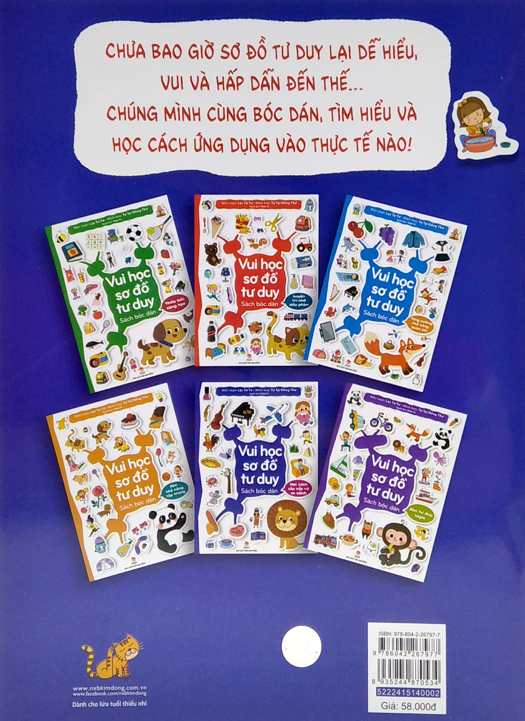 vui học sơ đồ tư duy - sách bóc dán - học cách sắp xếp và so sánh - Ảnh 6