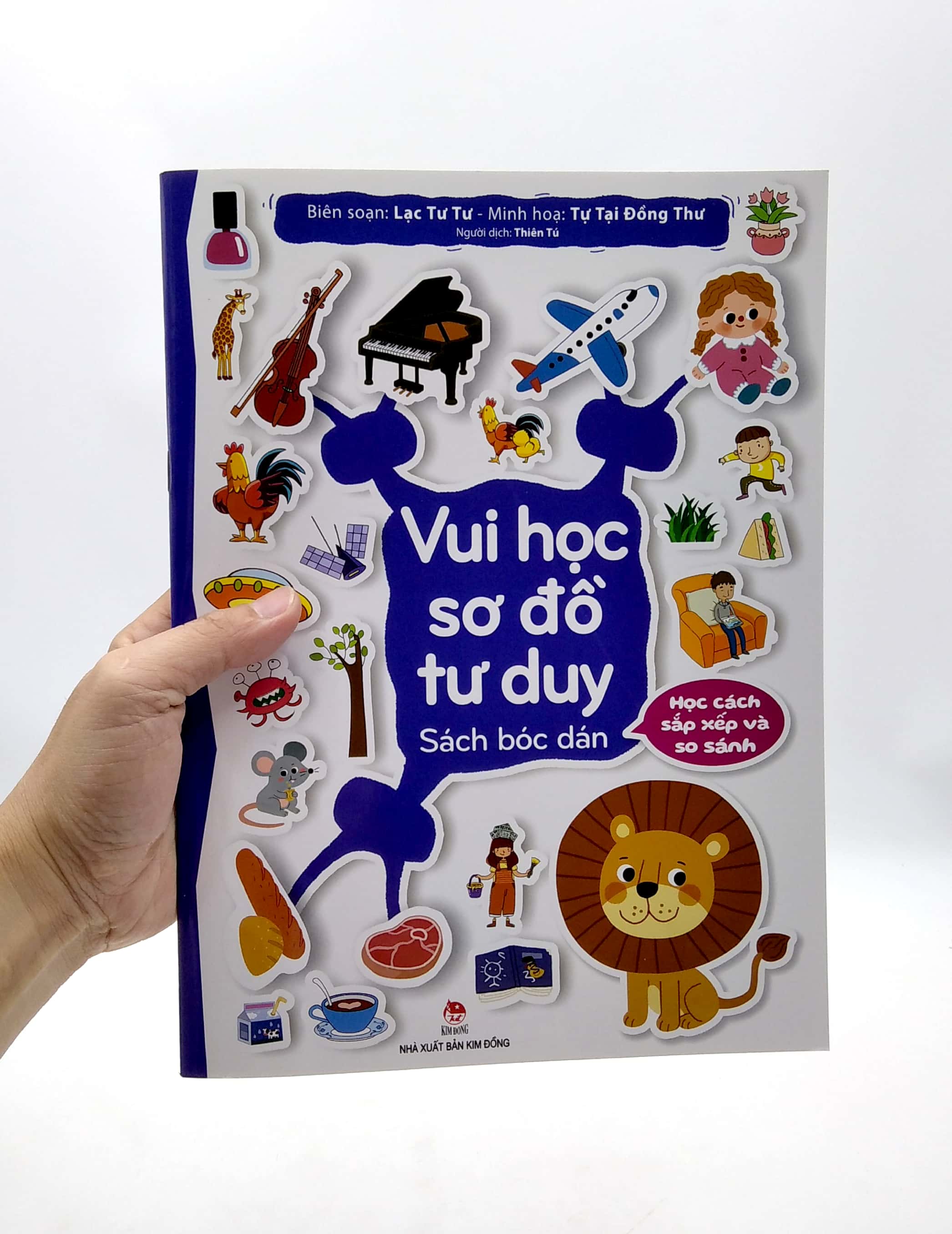 vui học sơ đồ tư duy - sách bóc dán - học cách sắp xếp và so sánh - Ảnh 7