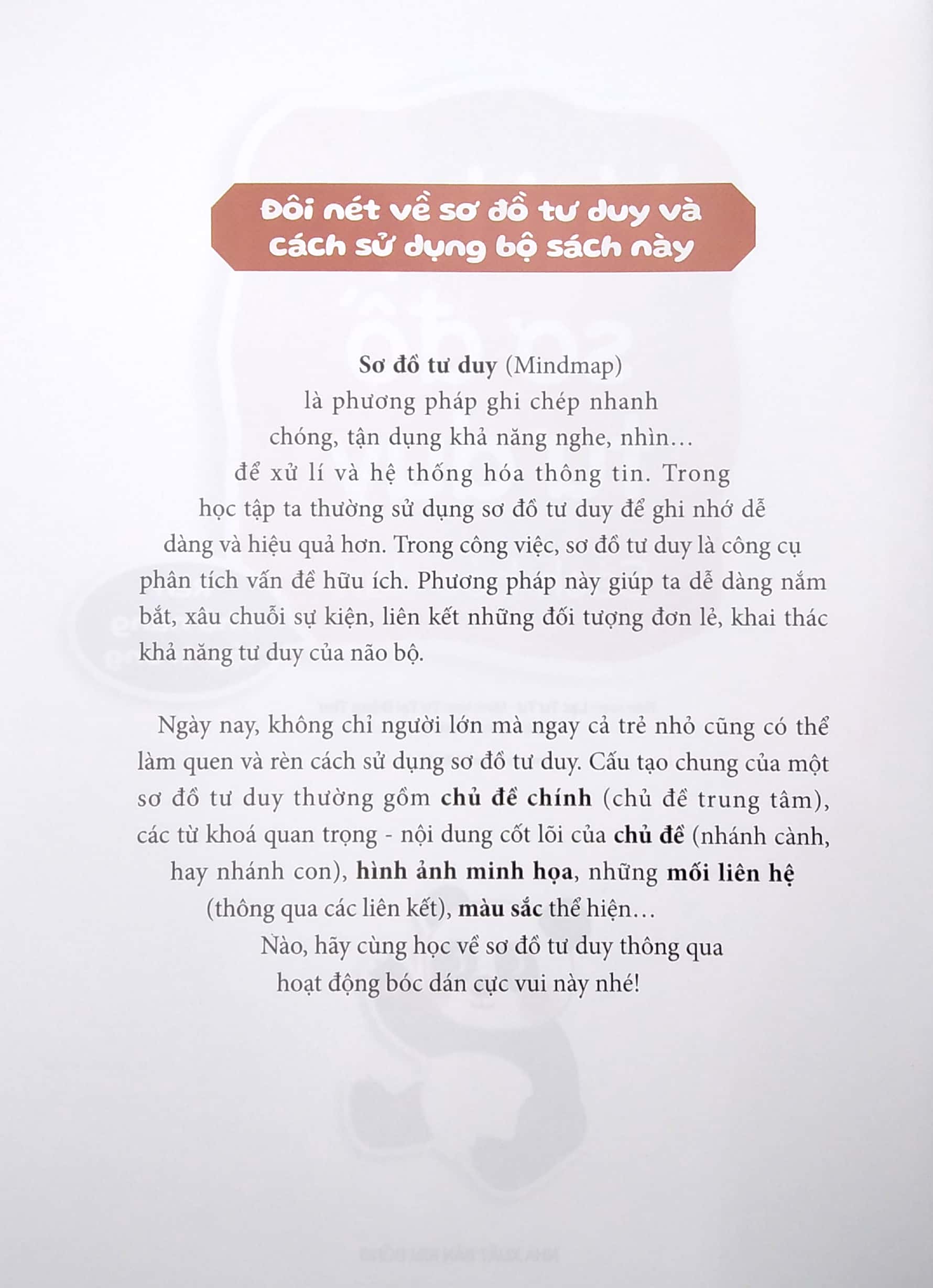 vui học sơ đồ tư duy - sách bóc dán - rèn khả năng tập trung - Ảnh 3