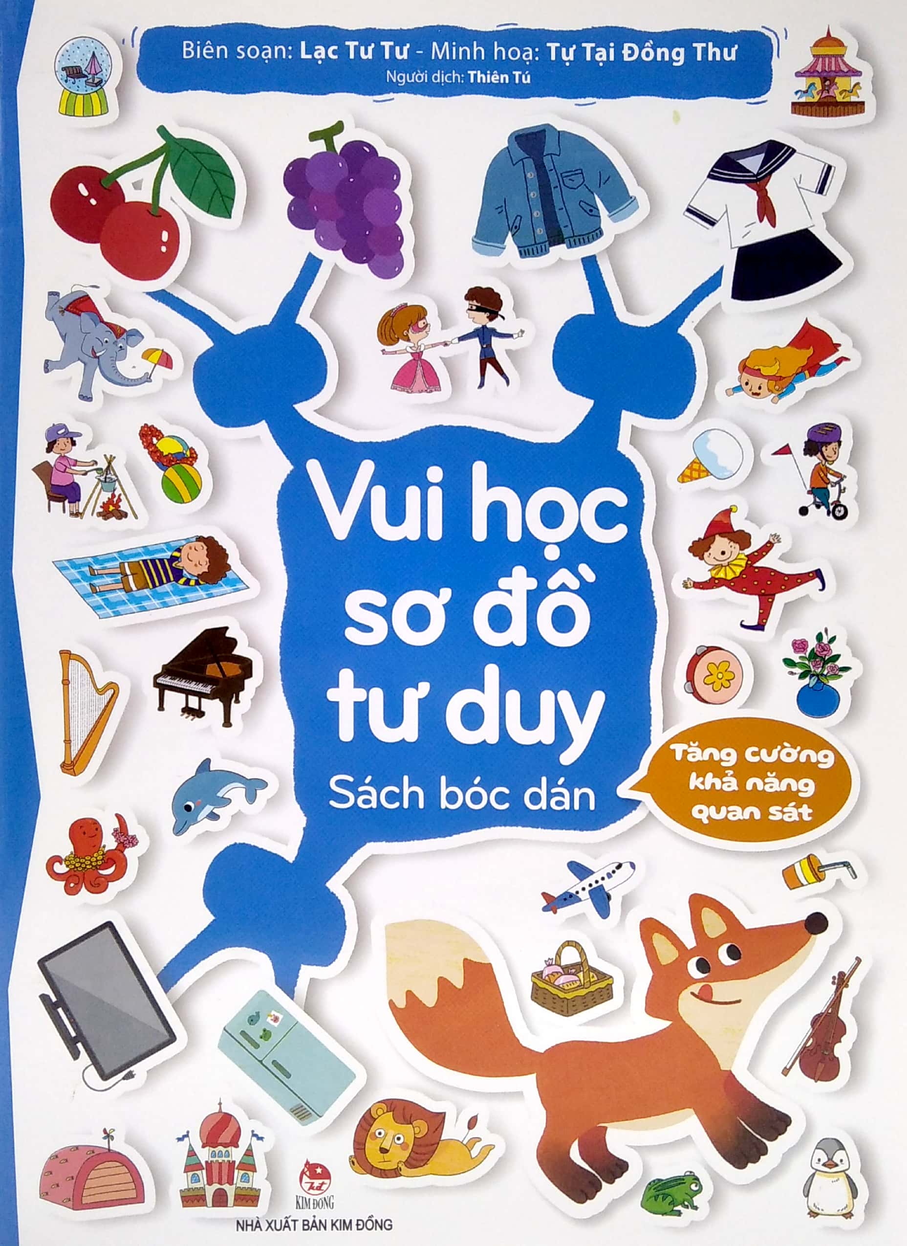 vui học sơ đồ tư duy - sách bóc dán - tăng cường khả năng quan sát - Ảnh 2