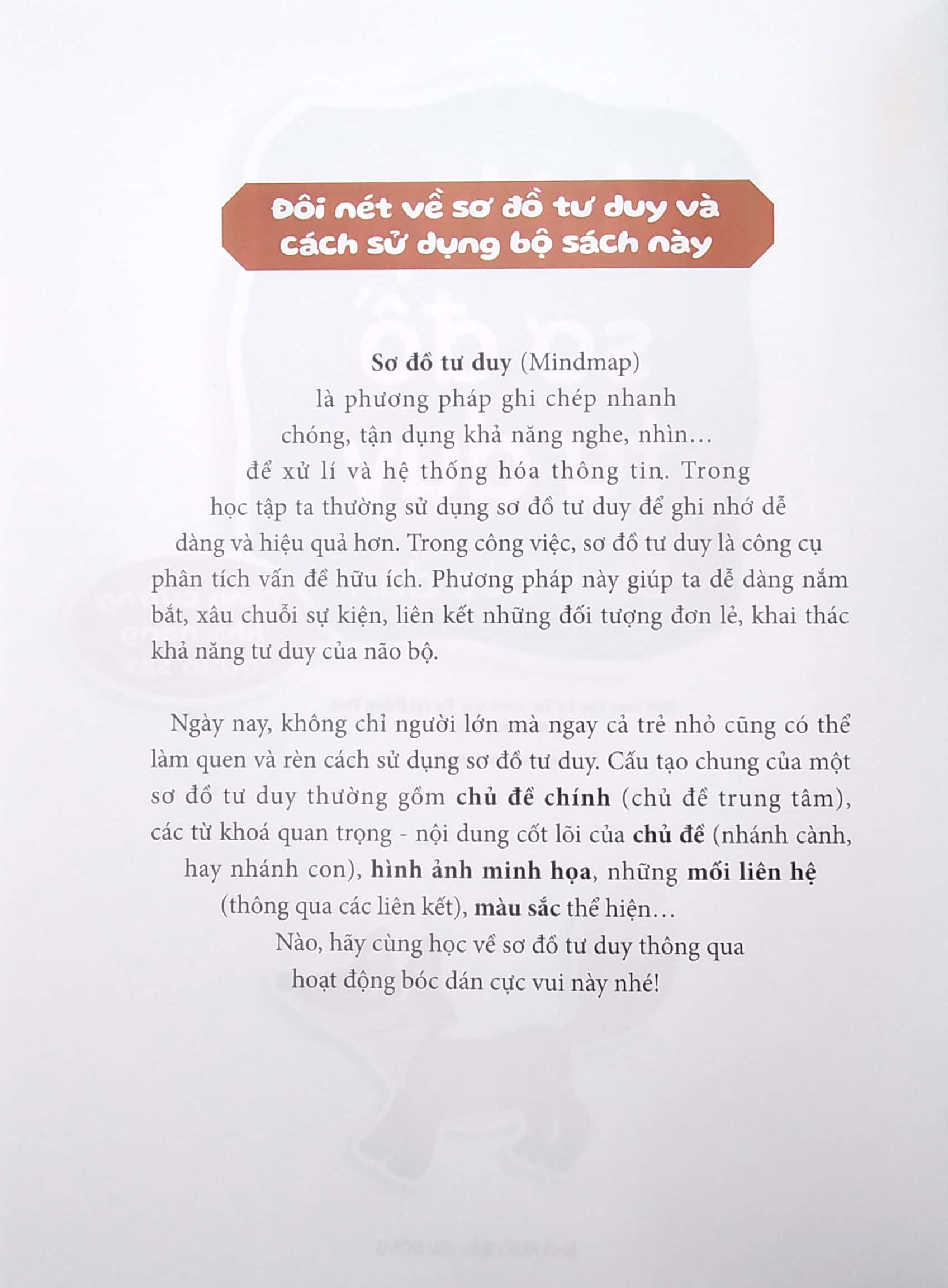 vui học sơ đồ tư duy - sách bóc dán - tăng cường khả năng quan sát - Ảnh 3