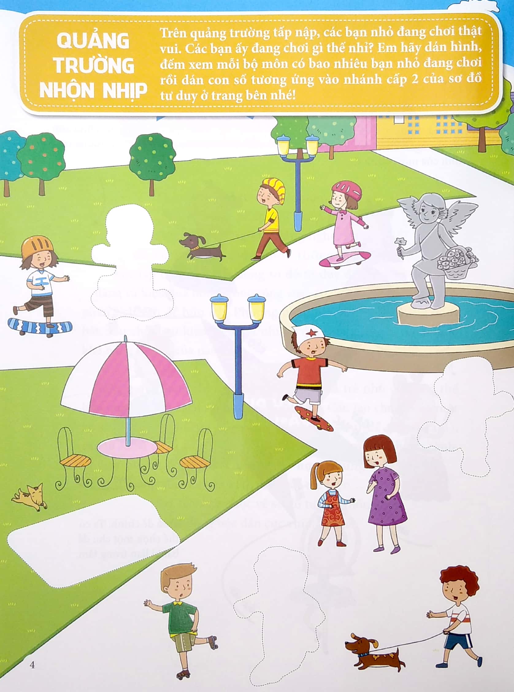 vui học sơ đồ tư duy - sách bóc dán - tăng cường khả năng quan sát - Ảnh 5