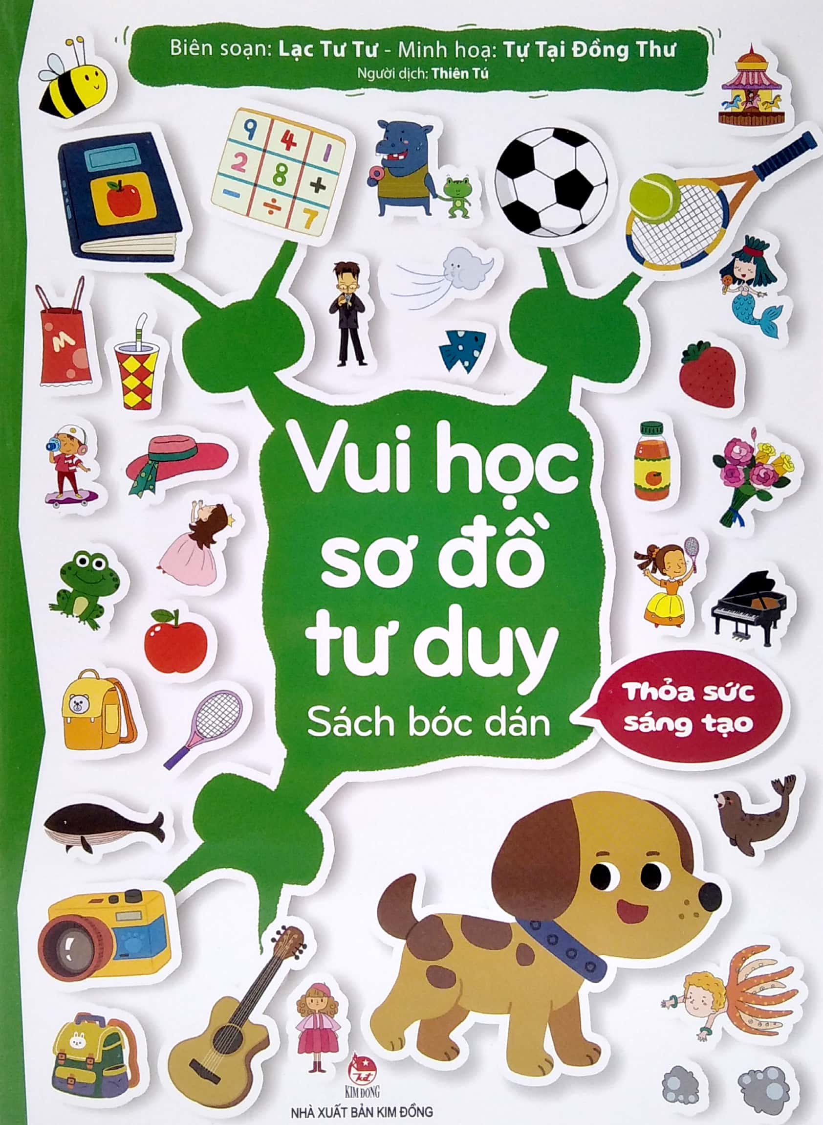 vui học sơ đồ tư duy - sách bóc dán - thỏa sức sáng tạo - Ảnh 2