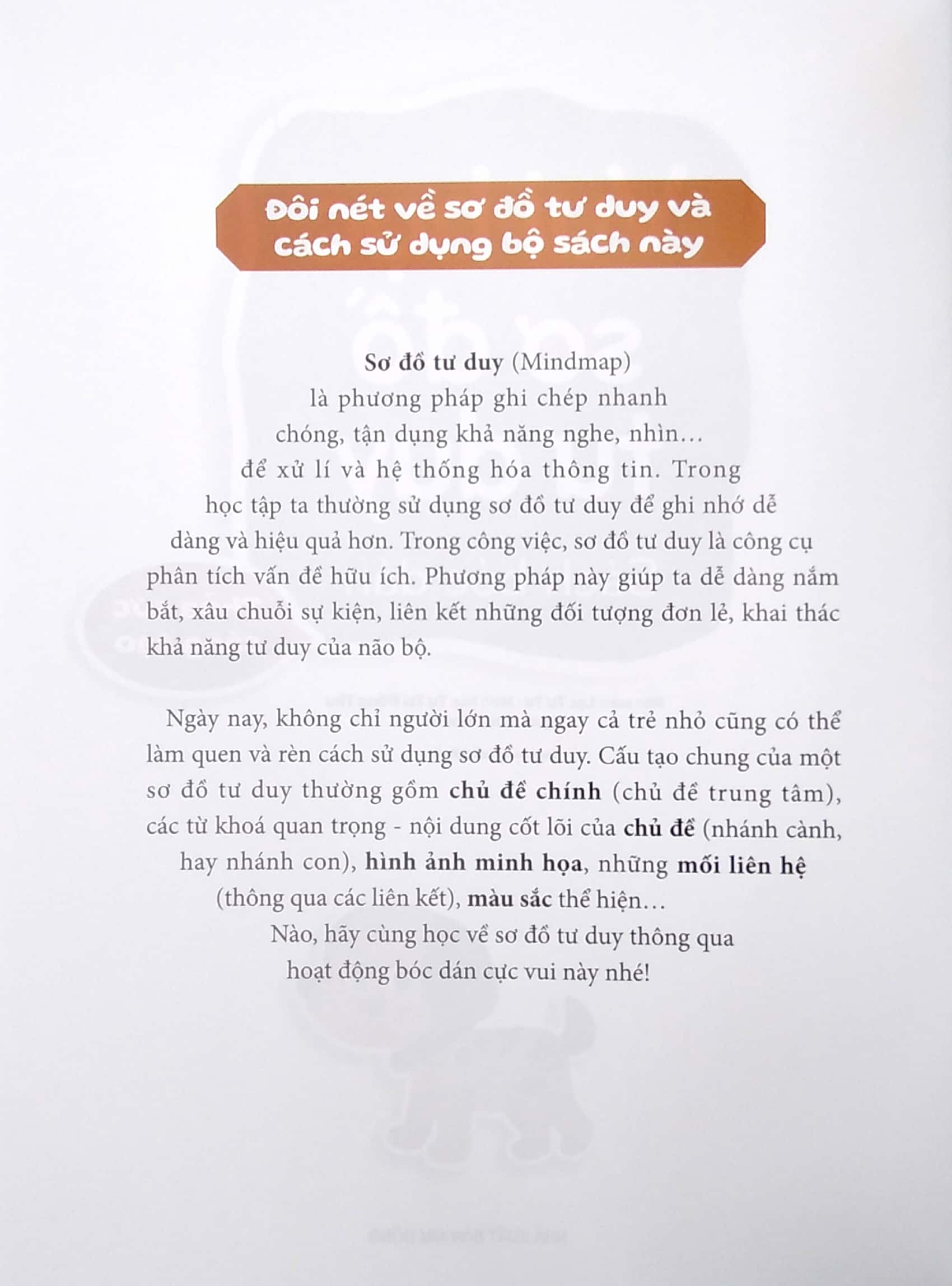 vui học sơ đồ tư duy - sách bóc dán - thỏa sức sáng tạo - Ảnh 3