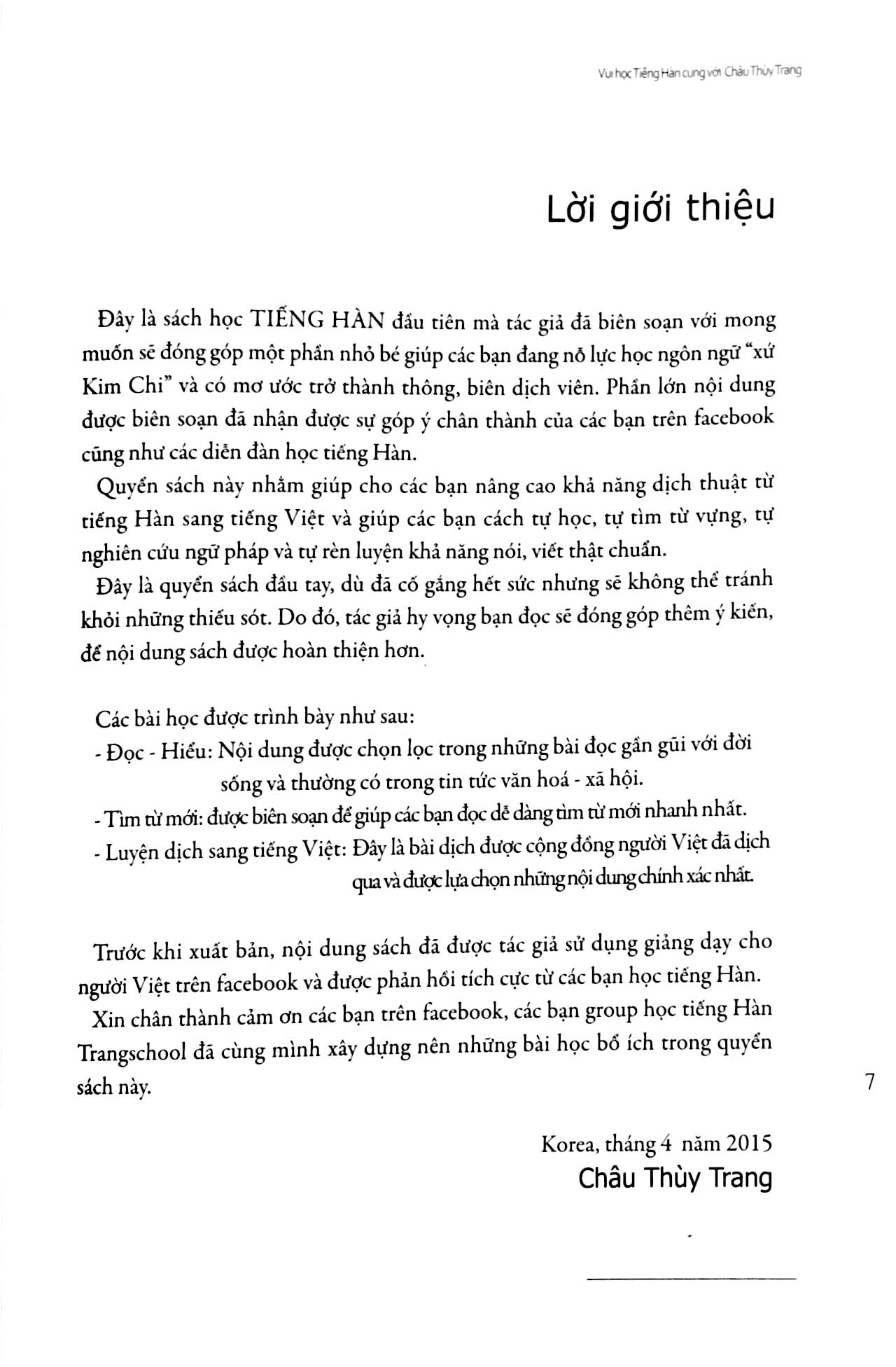 vui học tiếng hàn cùng châu thùy trang - Ảnh 6