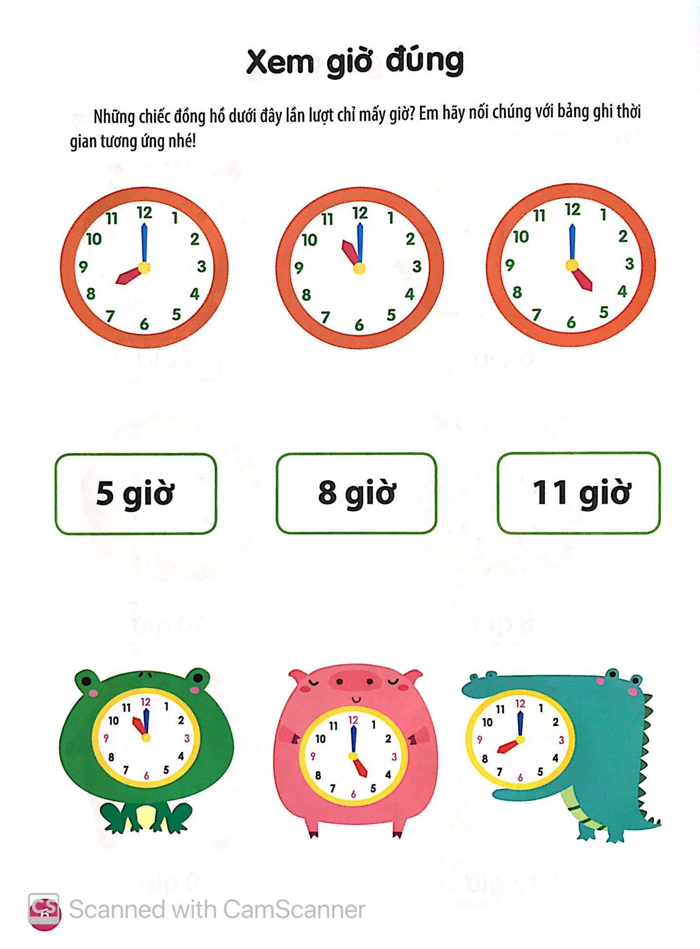 vui học toán - học xem giờ - Ảnh 9