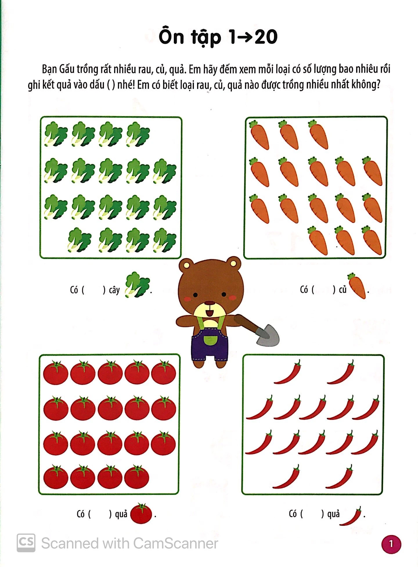 vui học toán - làm quen với các con số từ 1 đến 50 - Ảnh 3