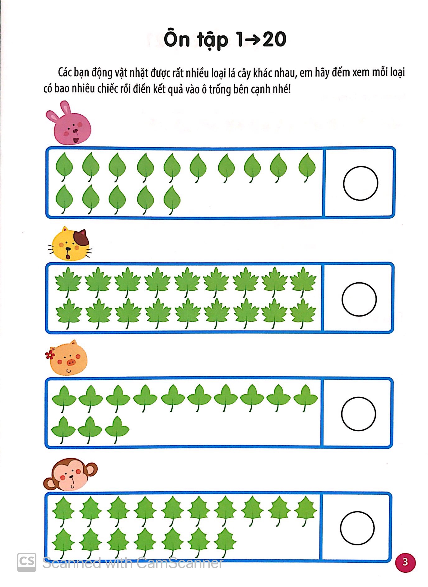 vui học toán - làm quen với các con số từ 1 đến 50 - Ảnh 5